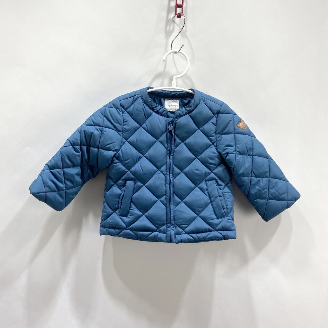 아가방 유아 퀼팅 패딩점퍼 네이비 90호  상품이미지1