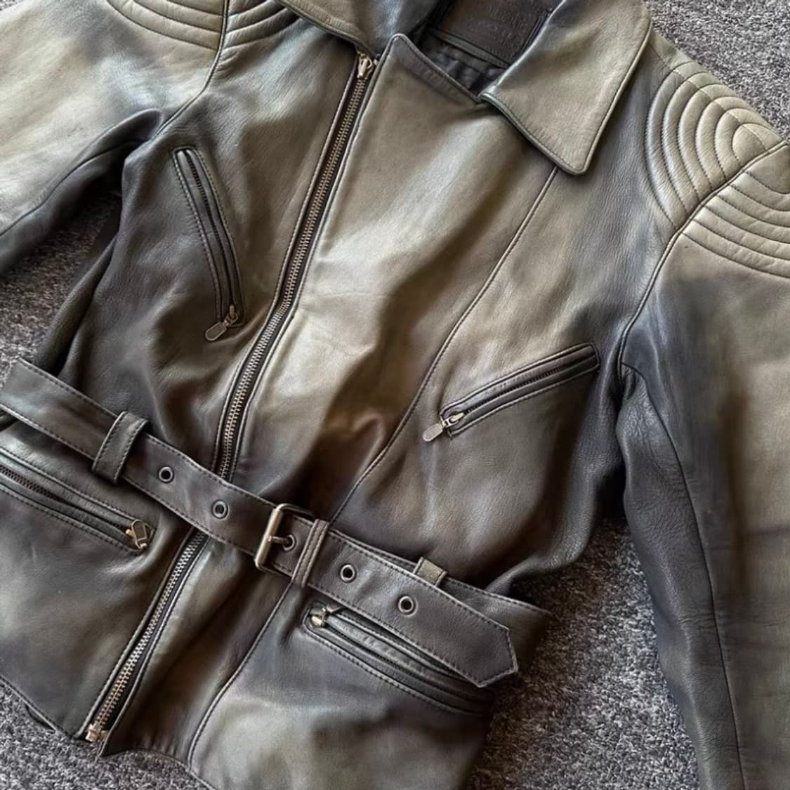 독일 Polo Motorrad 빈티지 모토 레더 자켓 상품이미지4