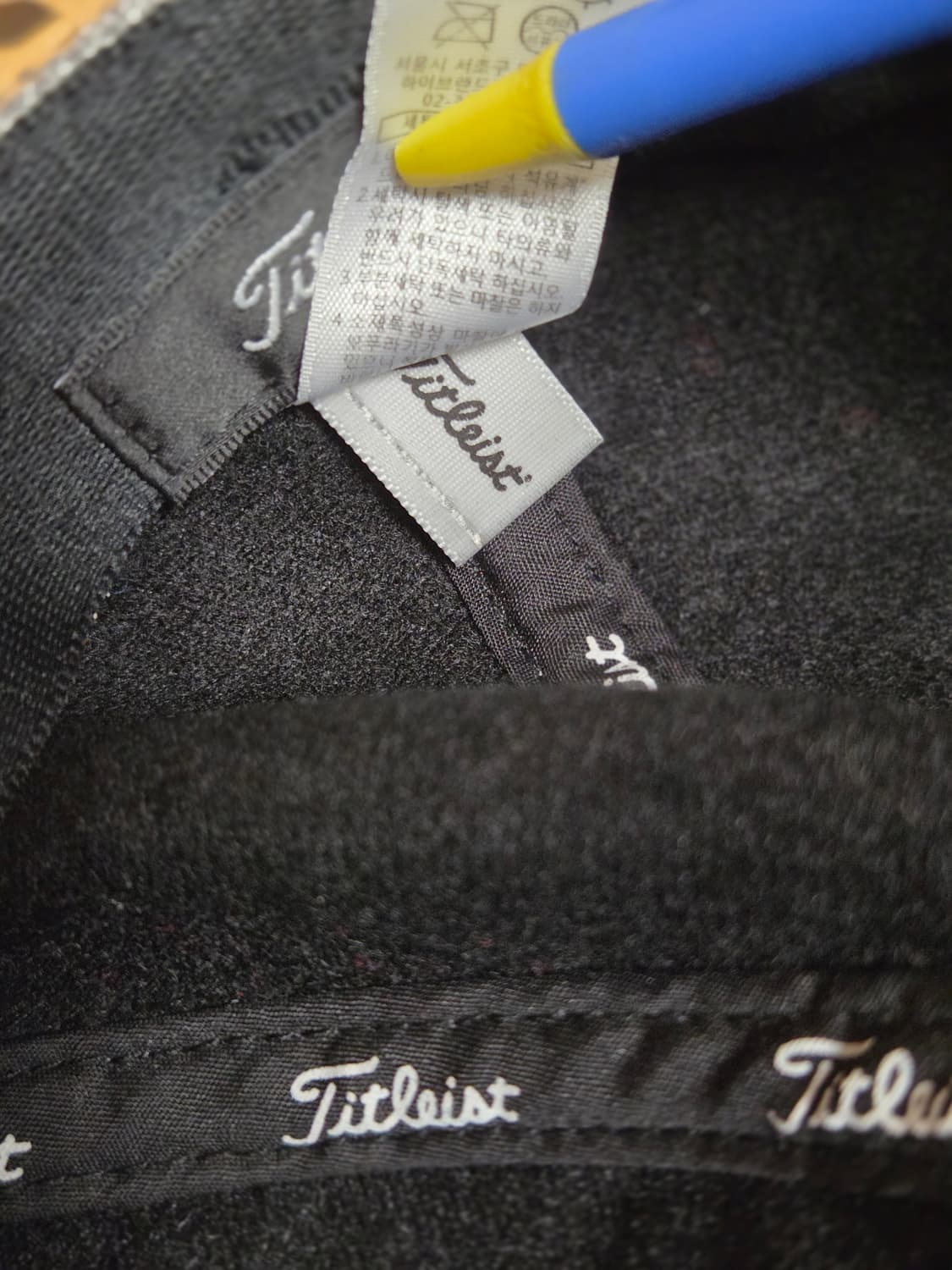 타이틀리스트 [아쿠시네트 정품] 여성  방울 니트 모자 (그레이) 상품이미지6