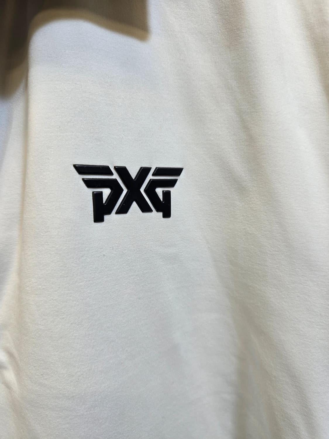  PXG( 정품 ) 화이트 블랙 배색 골프 반팔티 L 상품이미지3