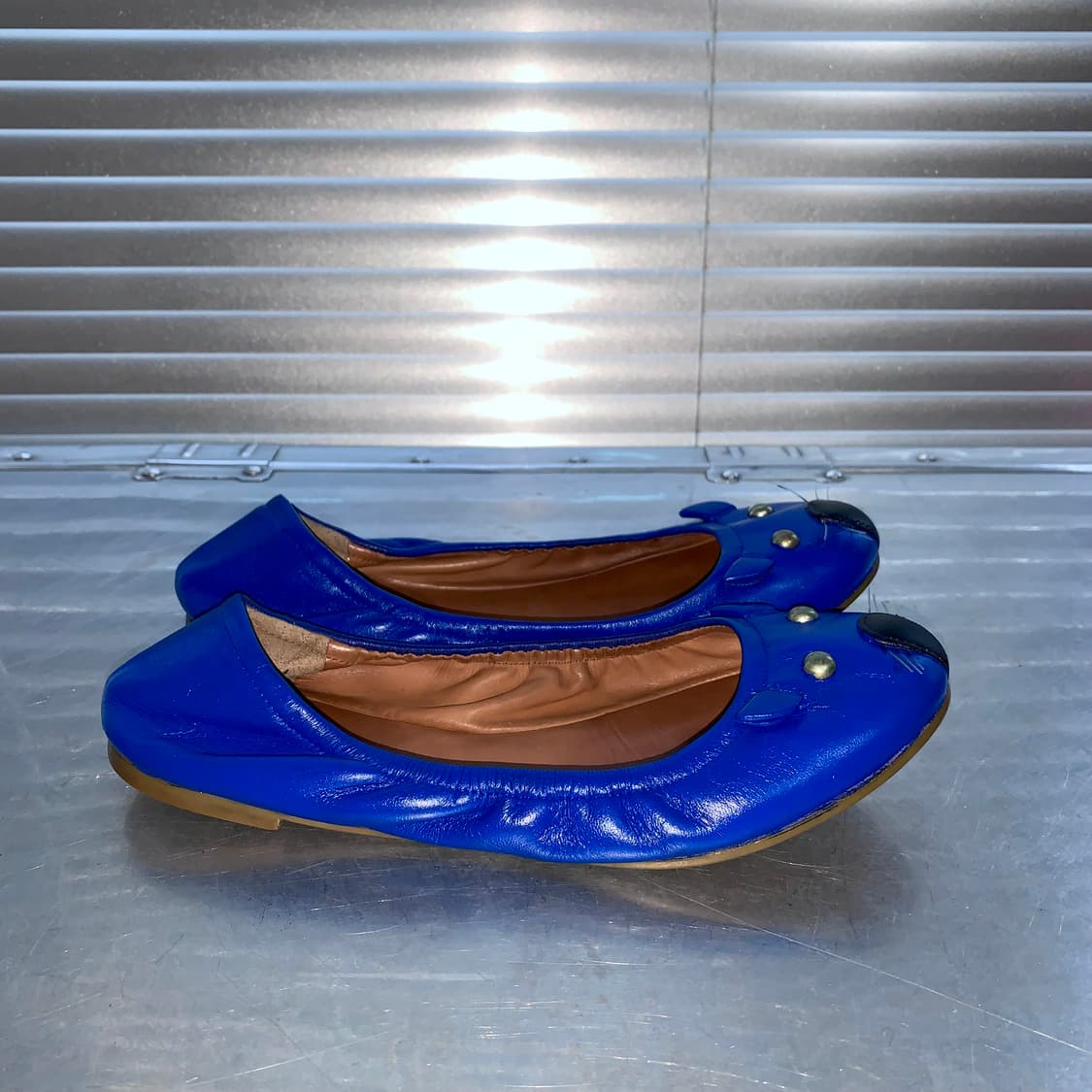 00s 마크 제이콥스 스웨이드 마우스 발레 플랫 상품이미지5