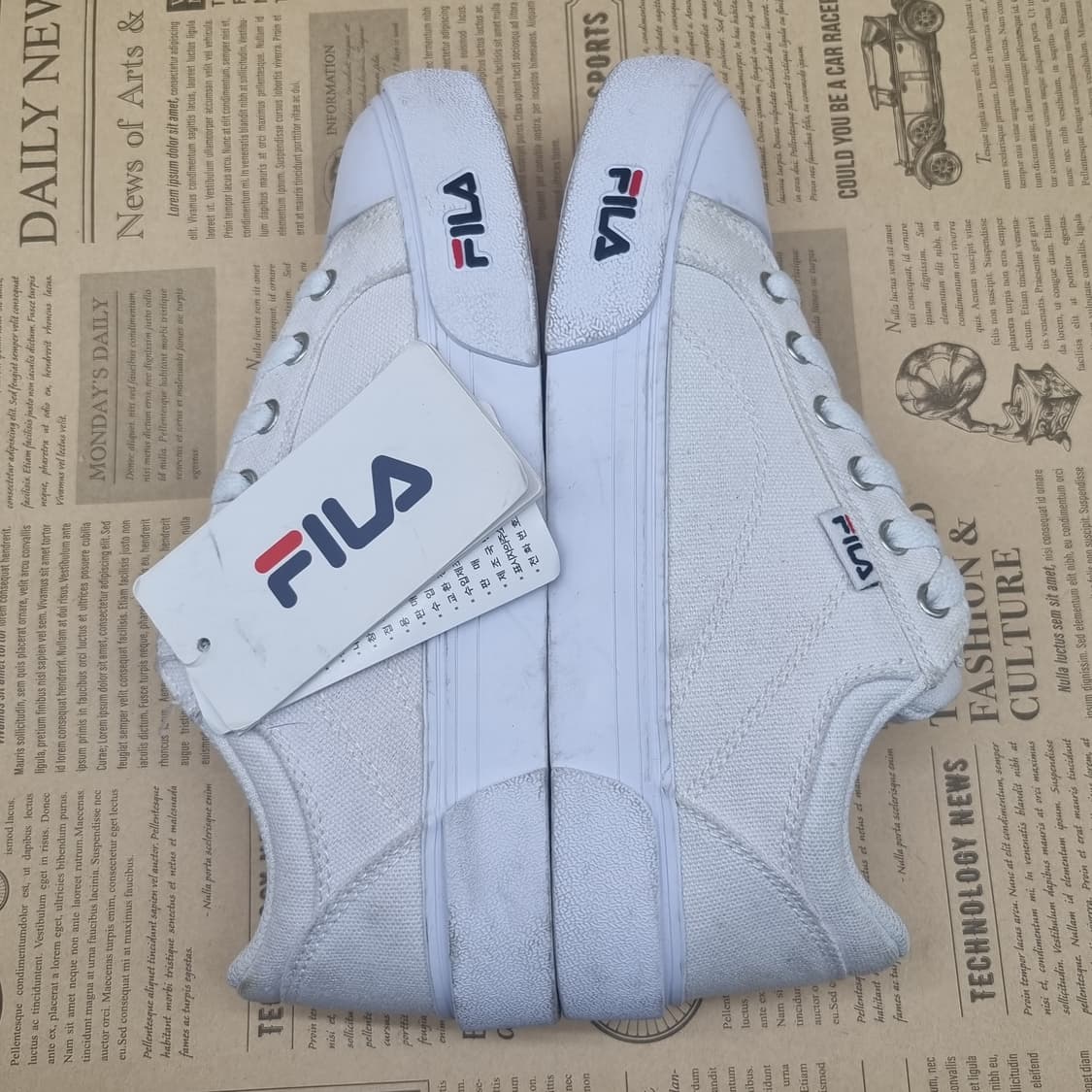 새상품 휠라 꼬모 여성스니커즈230 상품이미지5