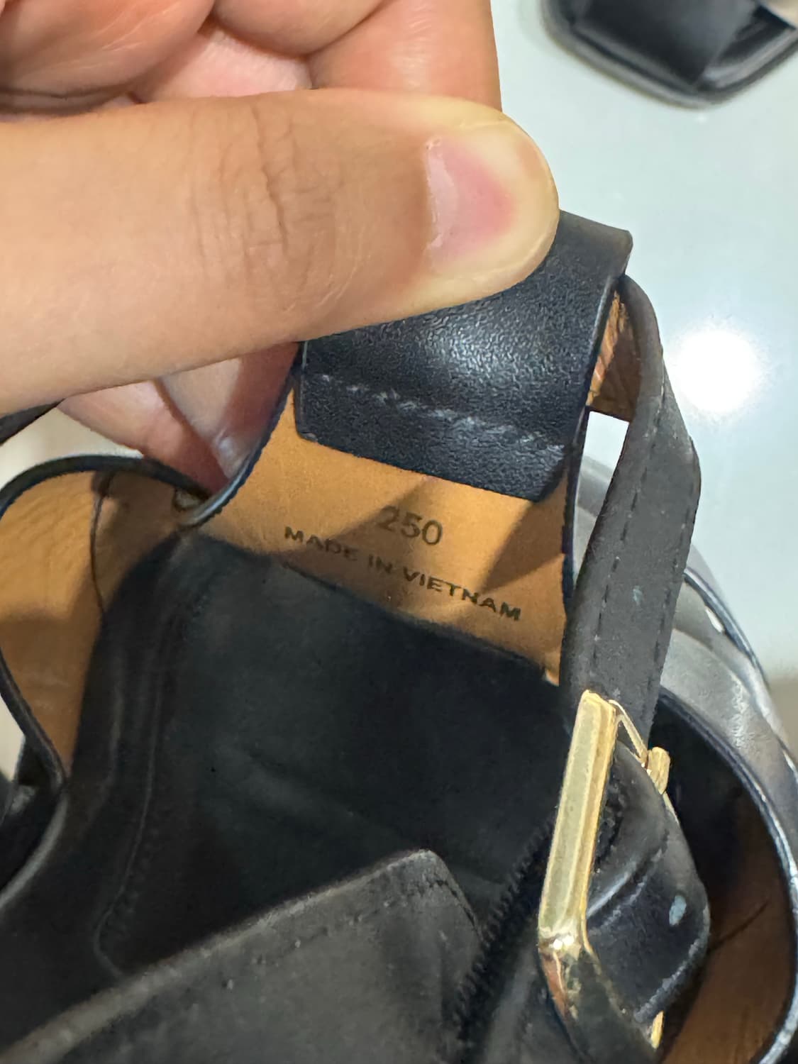 쿠에른 eze03 블랙 샌들 250 상품이미지7