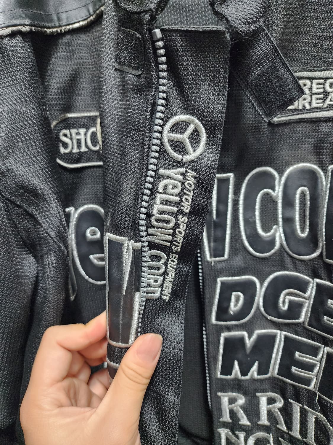 옐로우콘 보호구완비 BRP 블랙 레이싱 자켓 상품이미지7