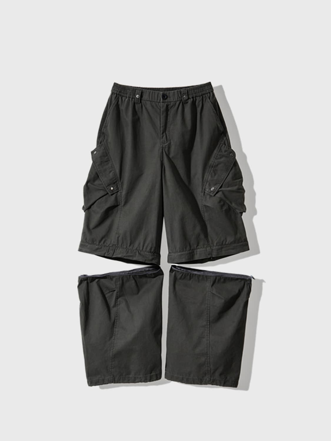 CORD 코드 랩 셔츠 3-컨버트 디테쳐블 팬츠 상품이미지5