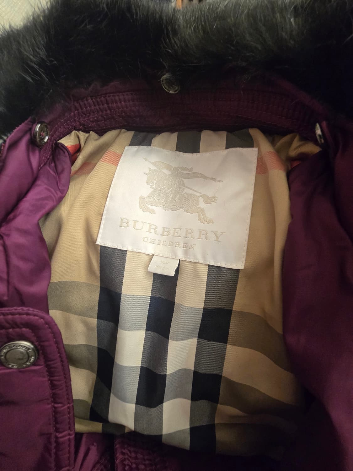 버버리 (Burberry)
 퍼플  구스패딩 상품이미지5