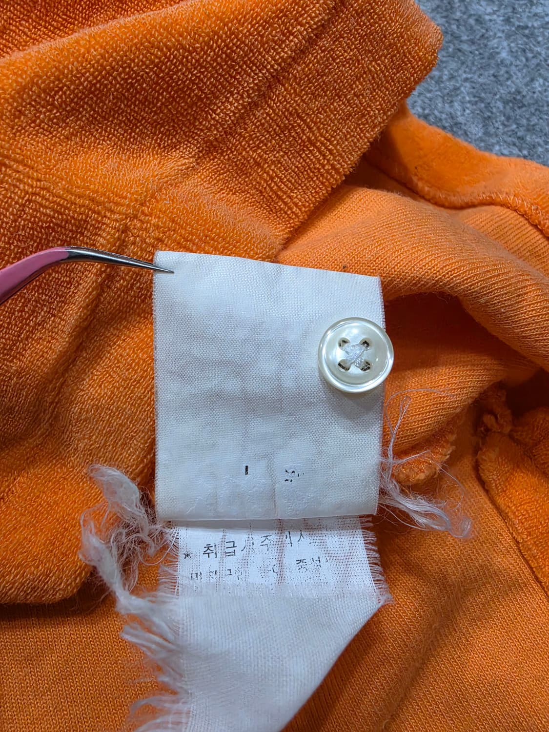 폴로 랄프로렌 커스텀핏 테리 PK 카라 반팔티 L 상품이미지5