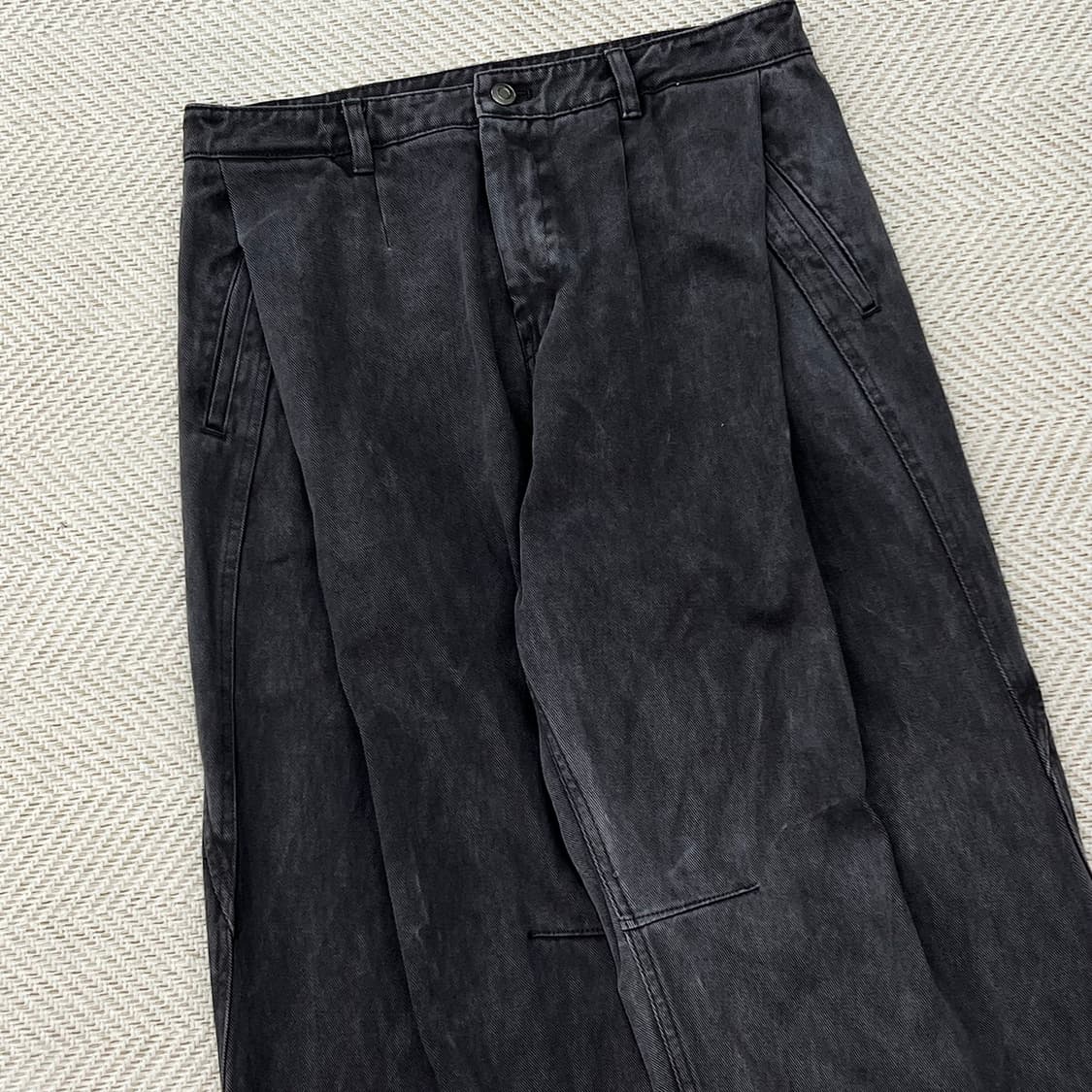 쿠어 벌룬 그레이 데님팬츠 r3043 상품이미지3