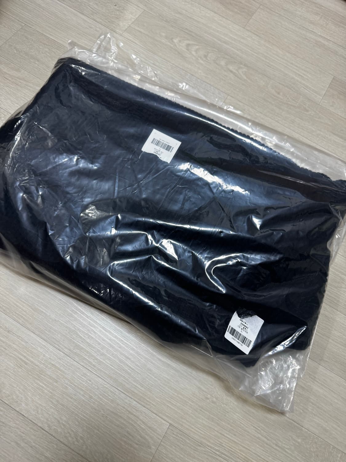 [XL] 건지울른스 셔틀랜드 울 집업 가디건 - 블랙 상품이미지5