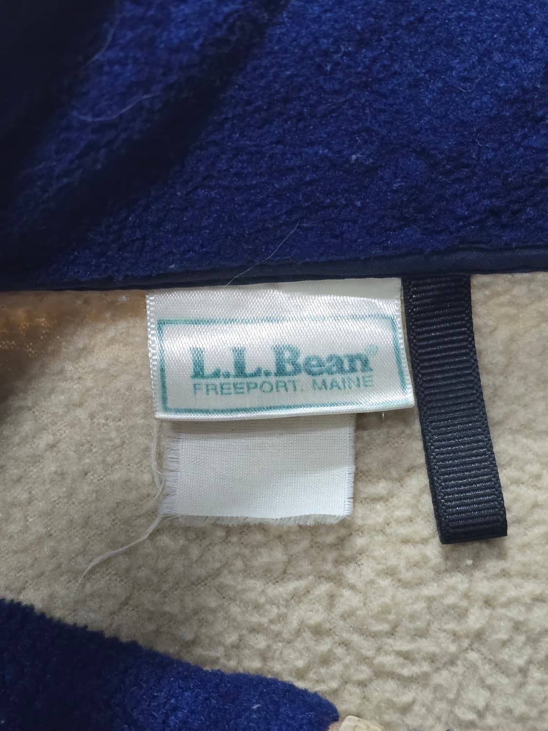 80s 칸예 엘엘빈 플리스 풀오버 내추럴 상품이미지7