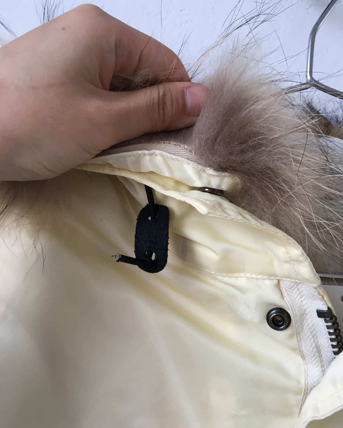 Fake fur hood jacket 상품이미지5