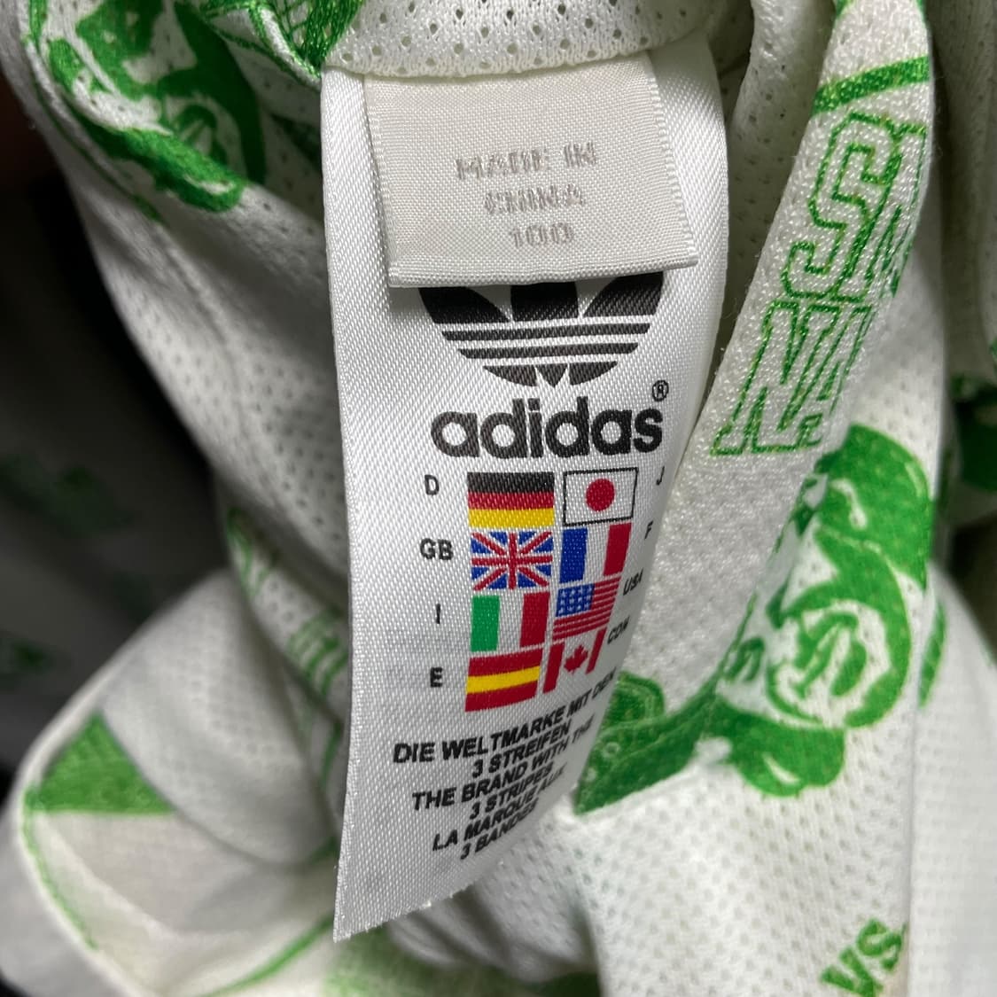 아디다스 스탠스미스 리버시블 바람막이 자켓 화이트 그린 상품이미지6