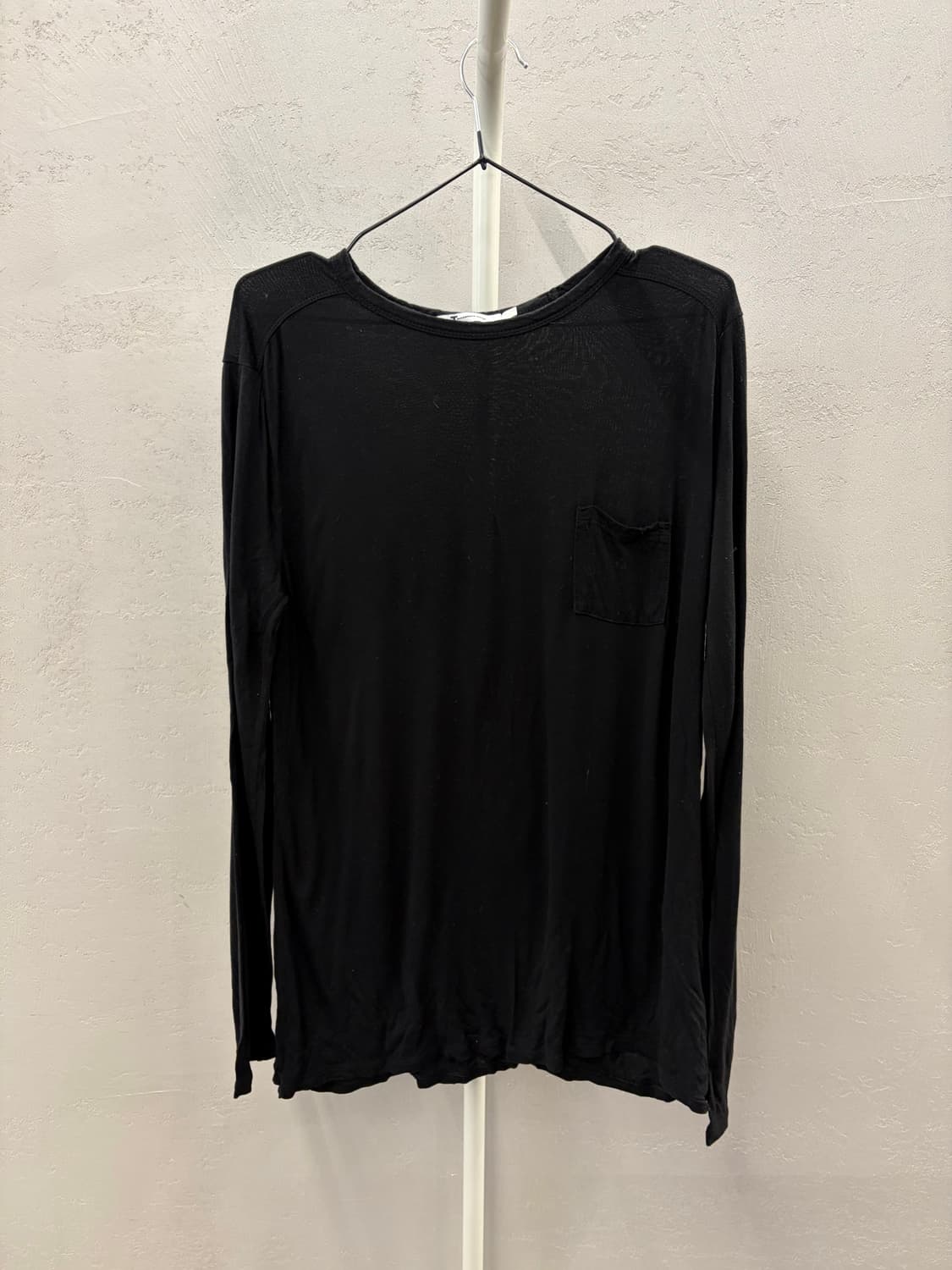 알렉산더 왕 블랙 롱 슬리브 티셔츠 L 상품이미지2