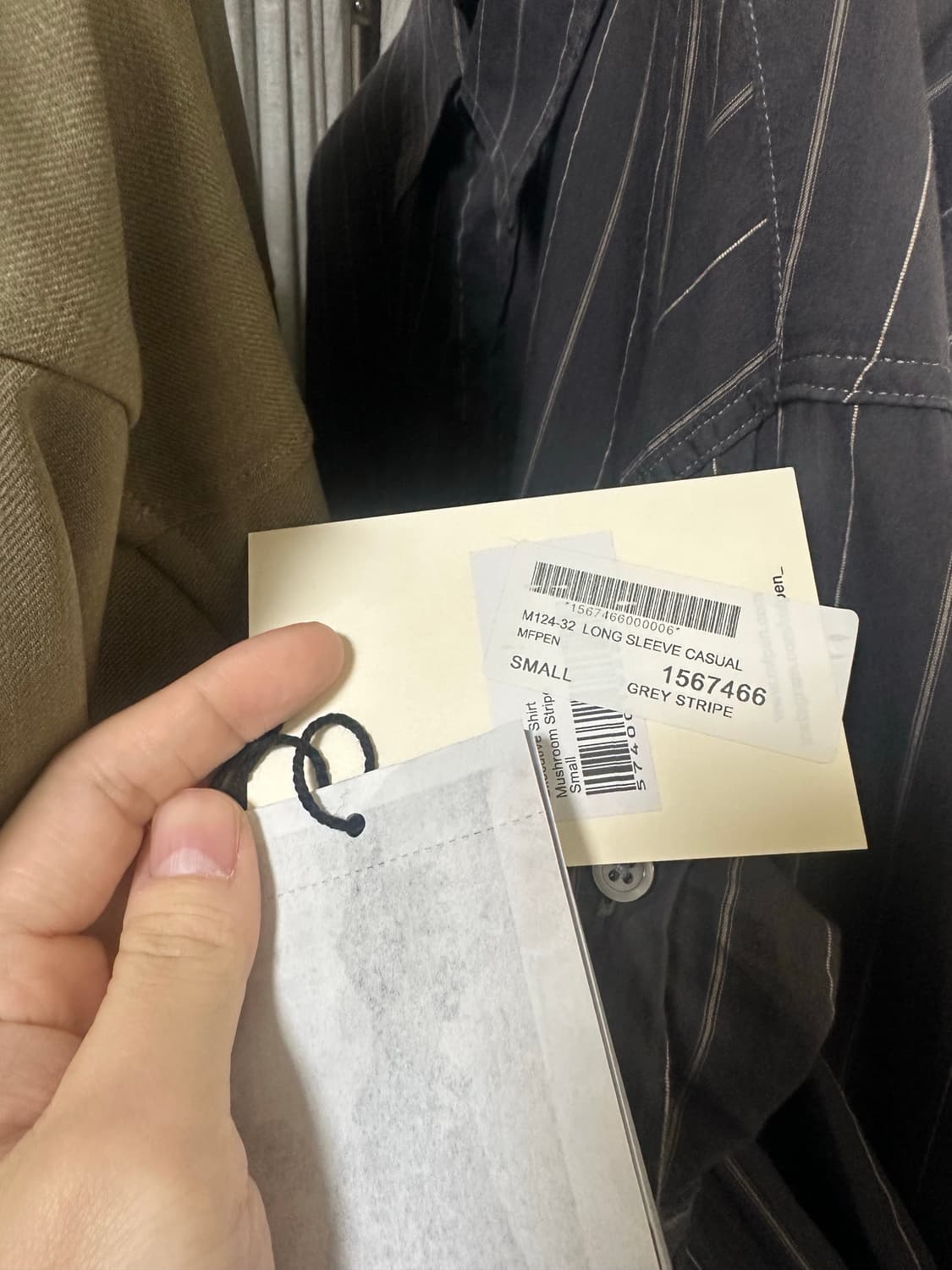 Mpfen executive mushroom stripe shirts 상품이미지7