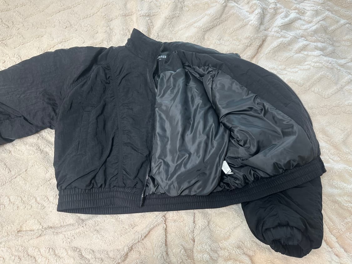 토피 셔링 투웨이 봄버자켓 패딩 상품이미지3