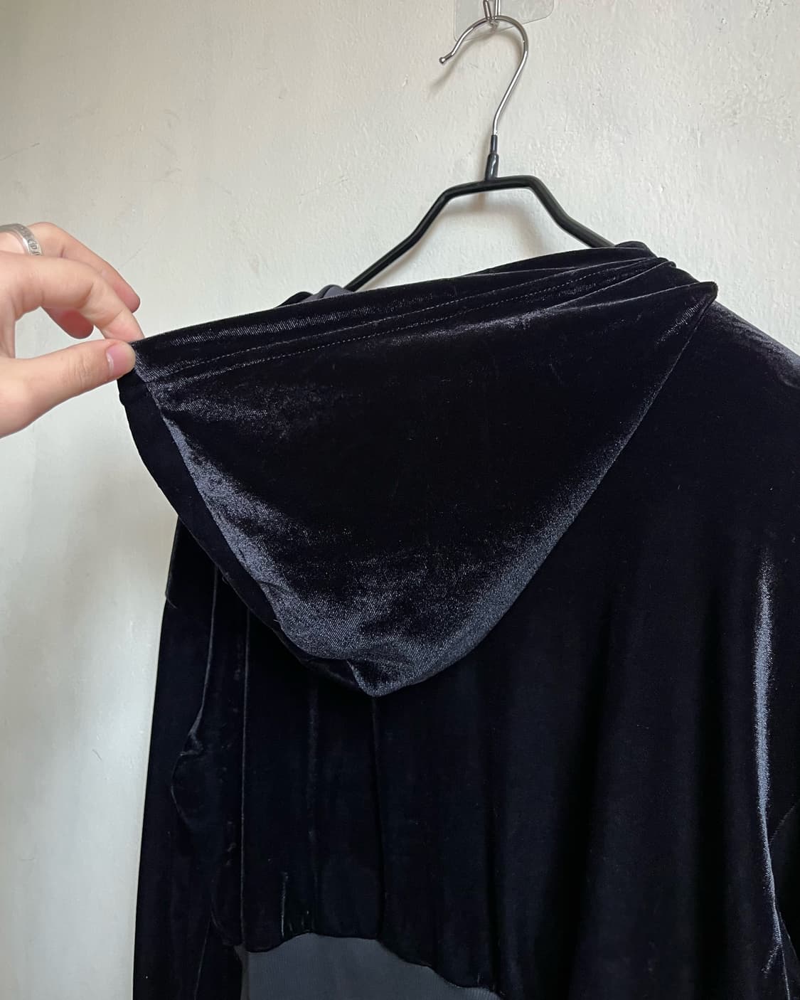 Jpn Vintage Star Cubic Velour Hood Zipup 상품이미지5