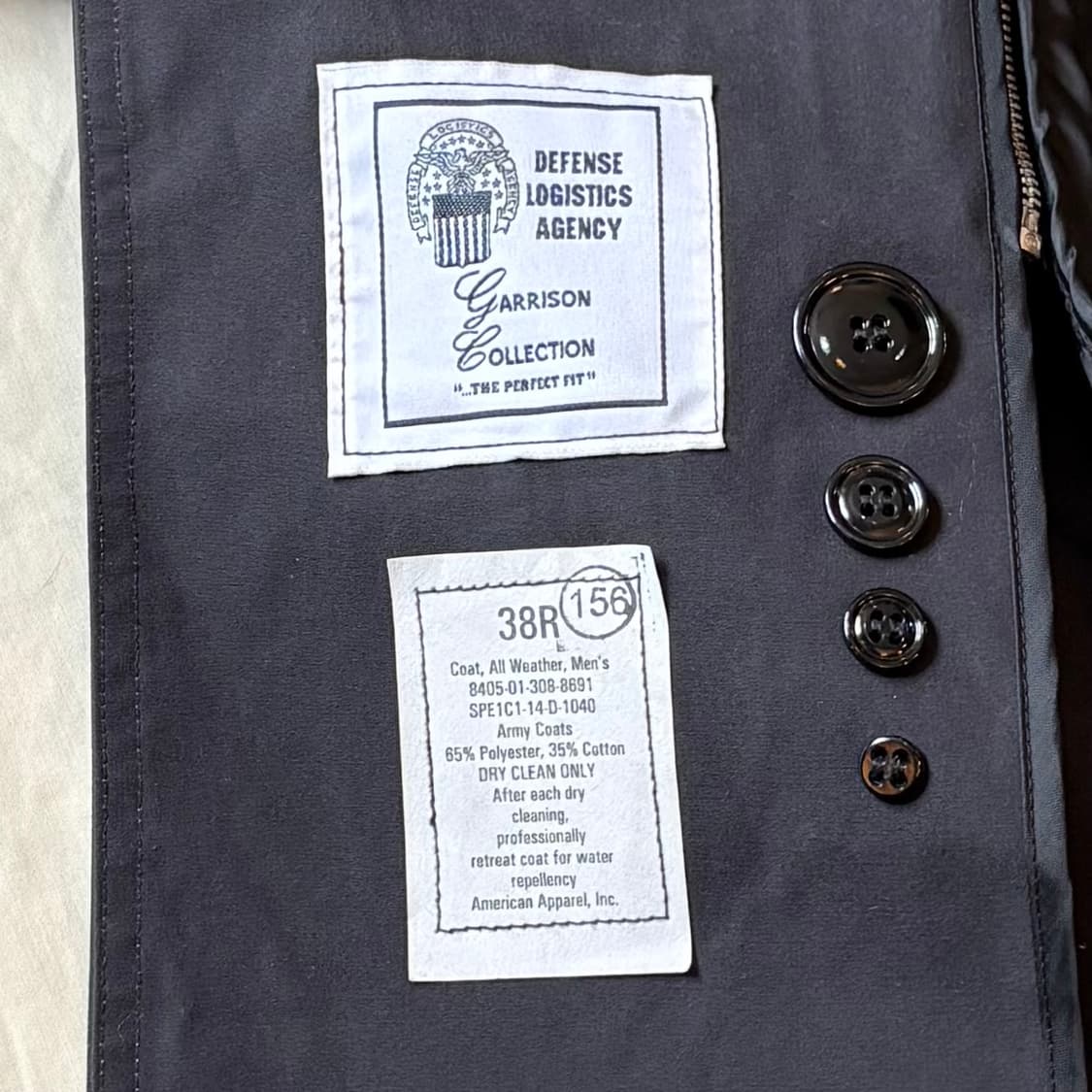 [38R/55,95] US Army All Weather Coat 상품이미지6