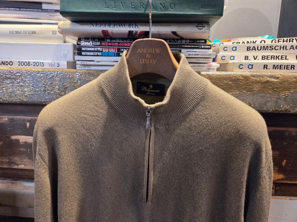 이탈리아 브랜드 벨그라비아 캐시미어니트 상품이미지5