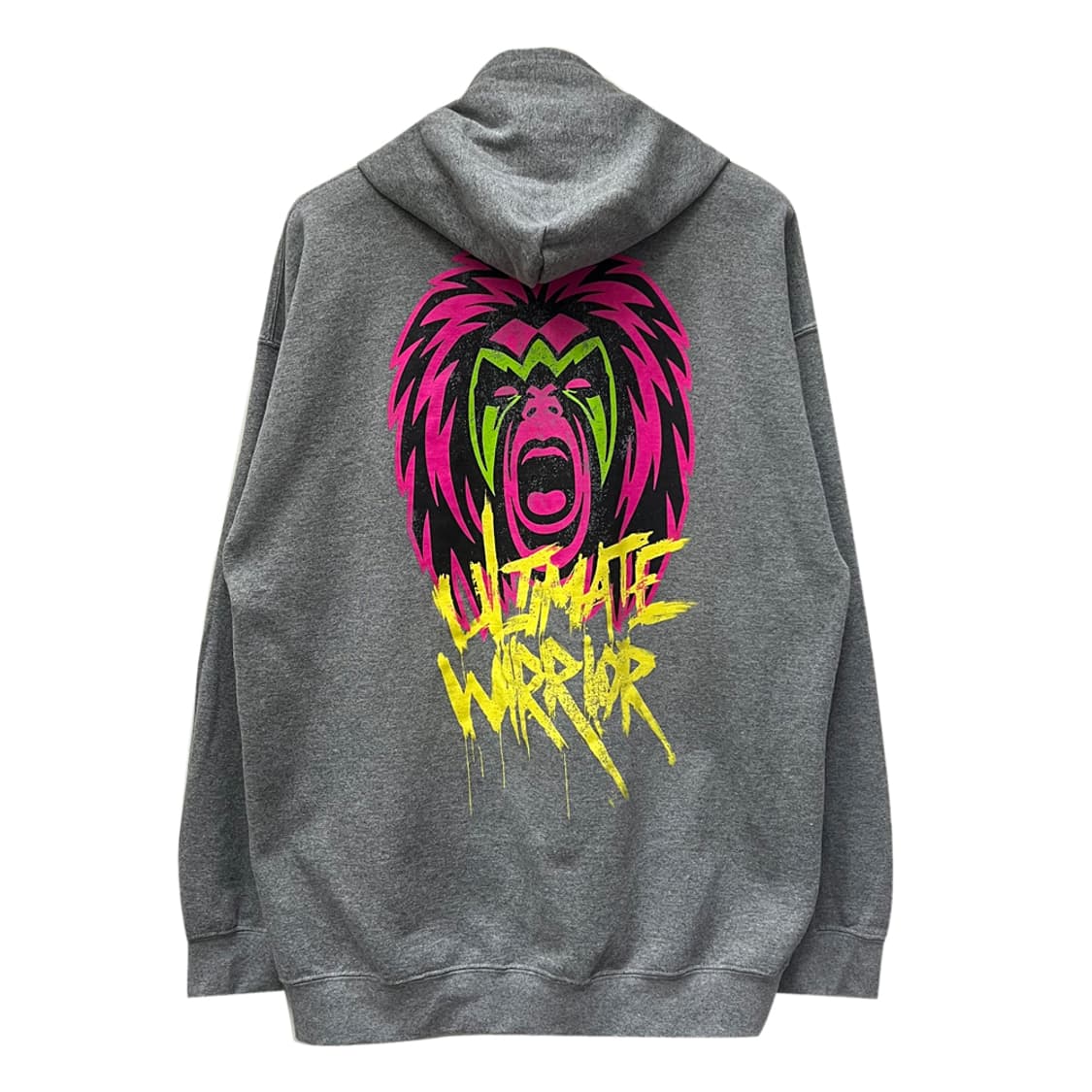 WWE 레전드 얼티밋 워리어 마스크 플리스 후드 집업 XL 상품이미지3