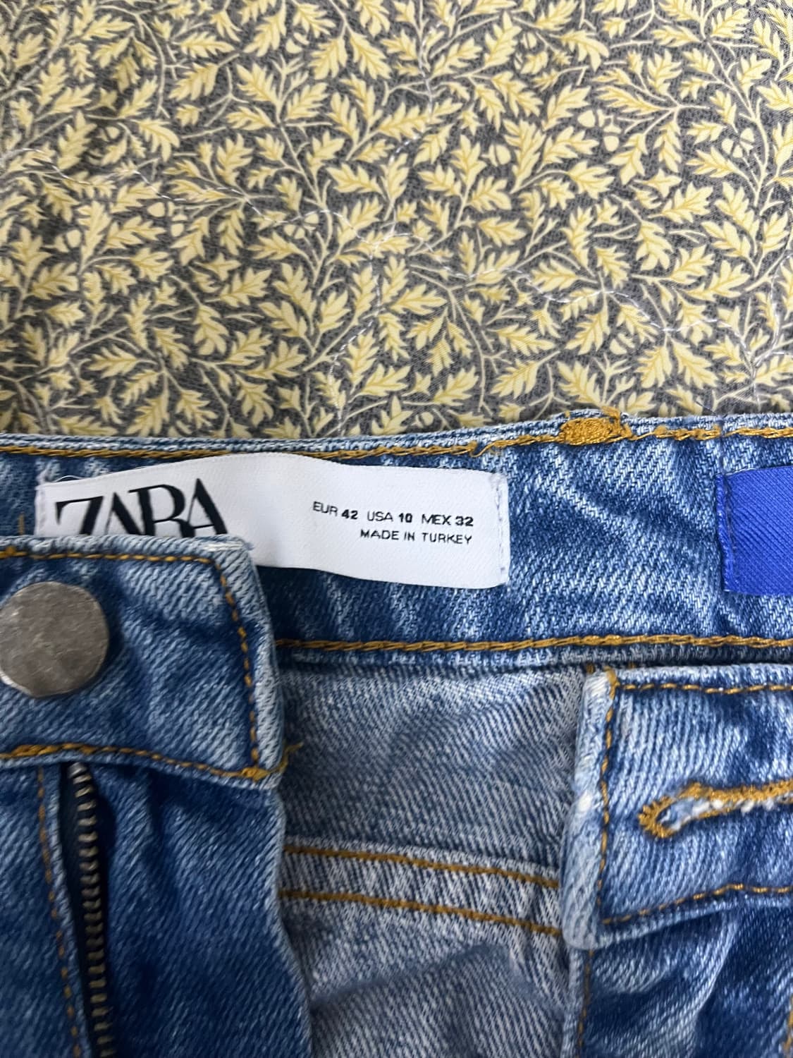 아더에러 자라 패치워크 바지 42사이즈 상품이미지1