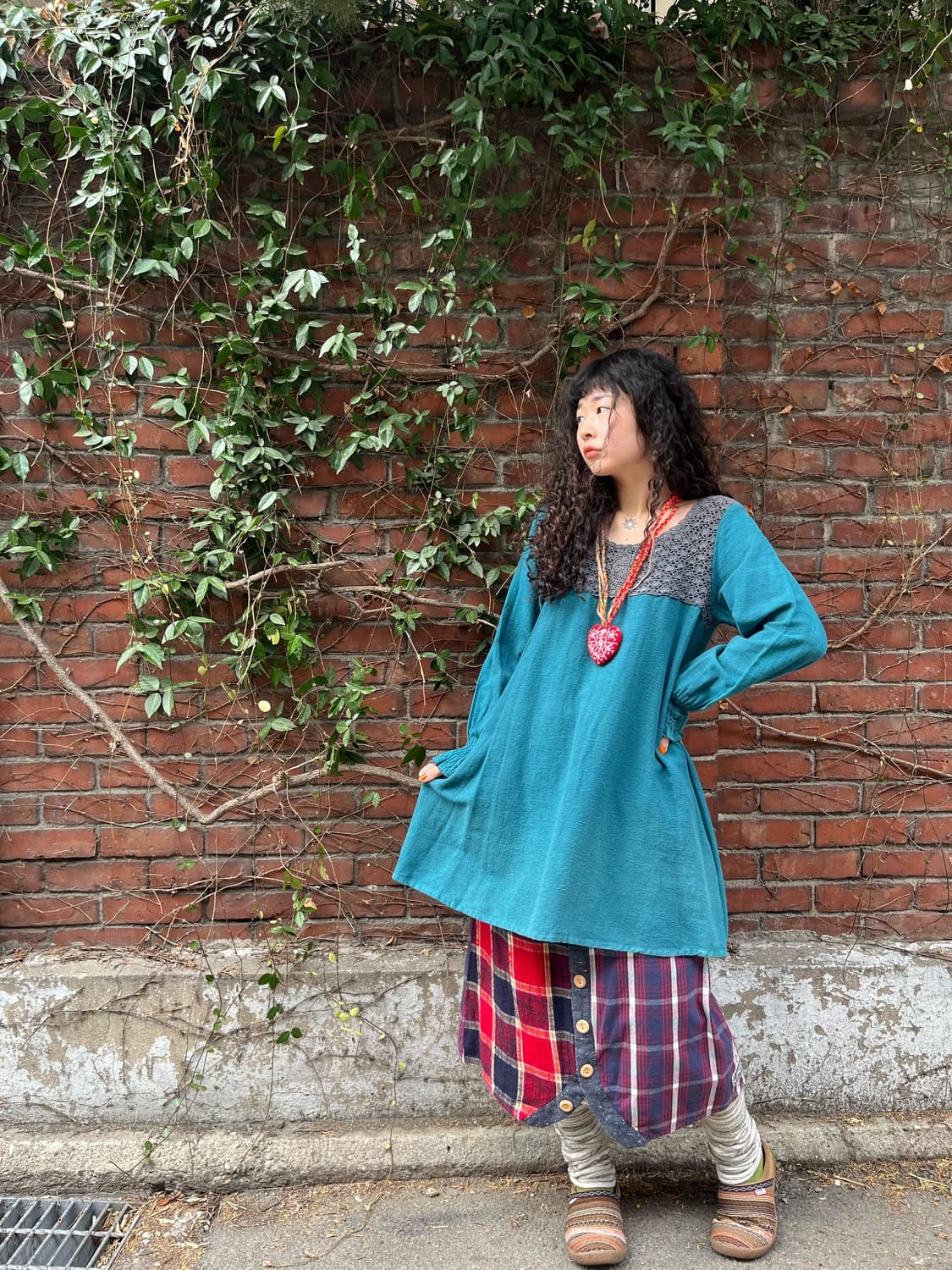 TITICACA 크로쉐 포인트 미디 원피스 상품이미지2