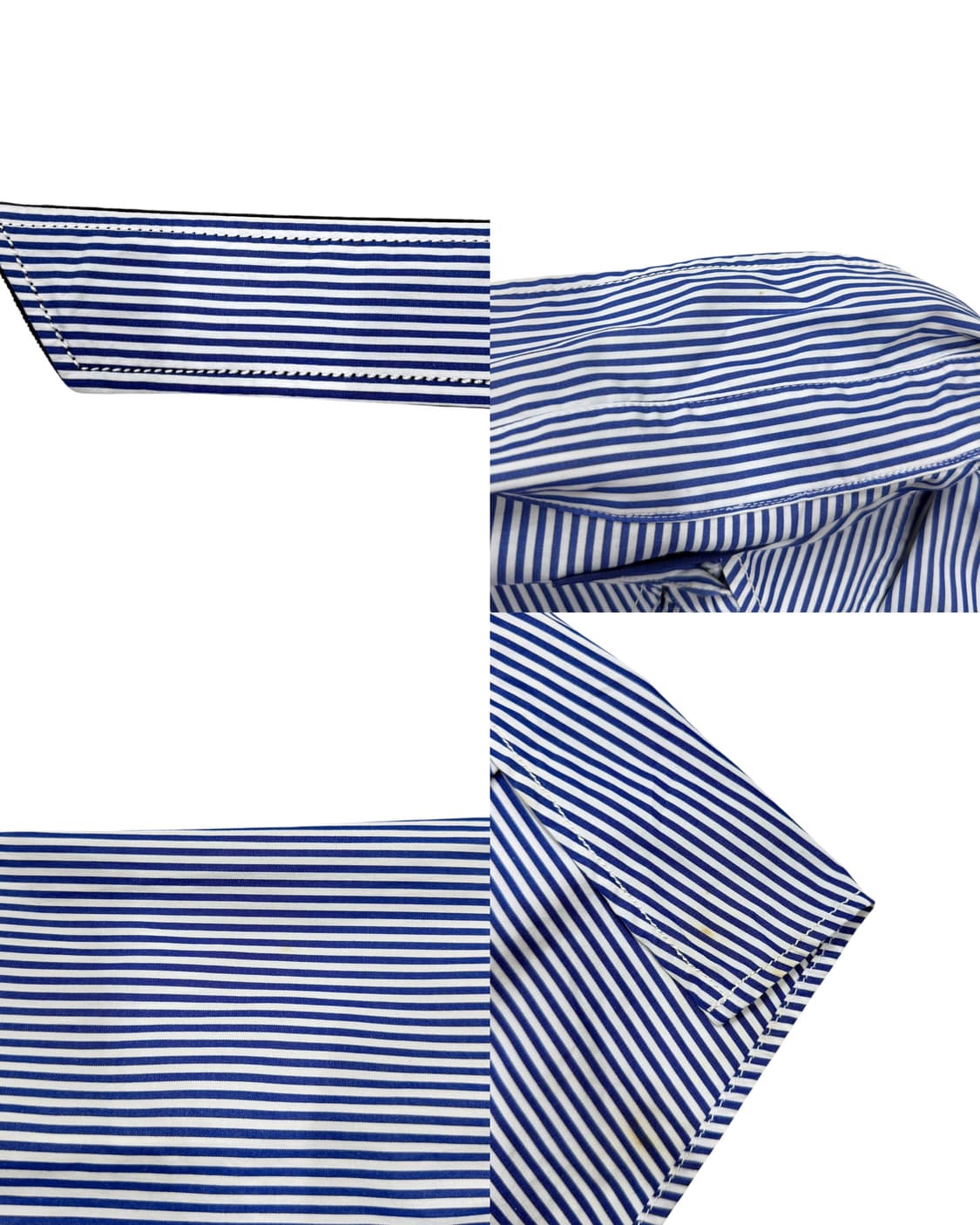 럭키슈에뜨 스트라이프 벨벳 벨트 셔츠 롱 원피스 36 상품이미지5