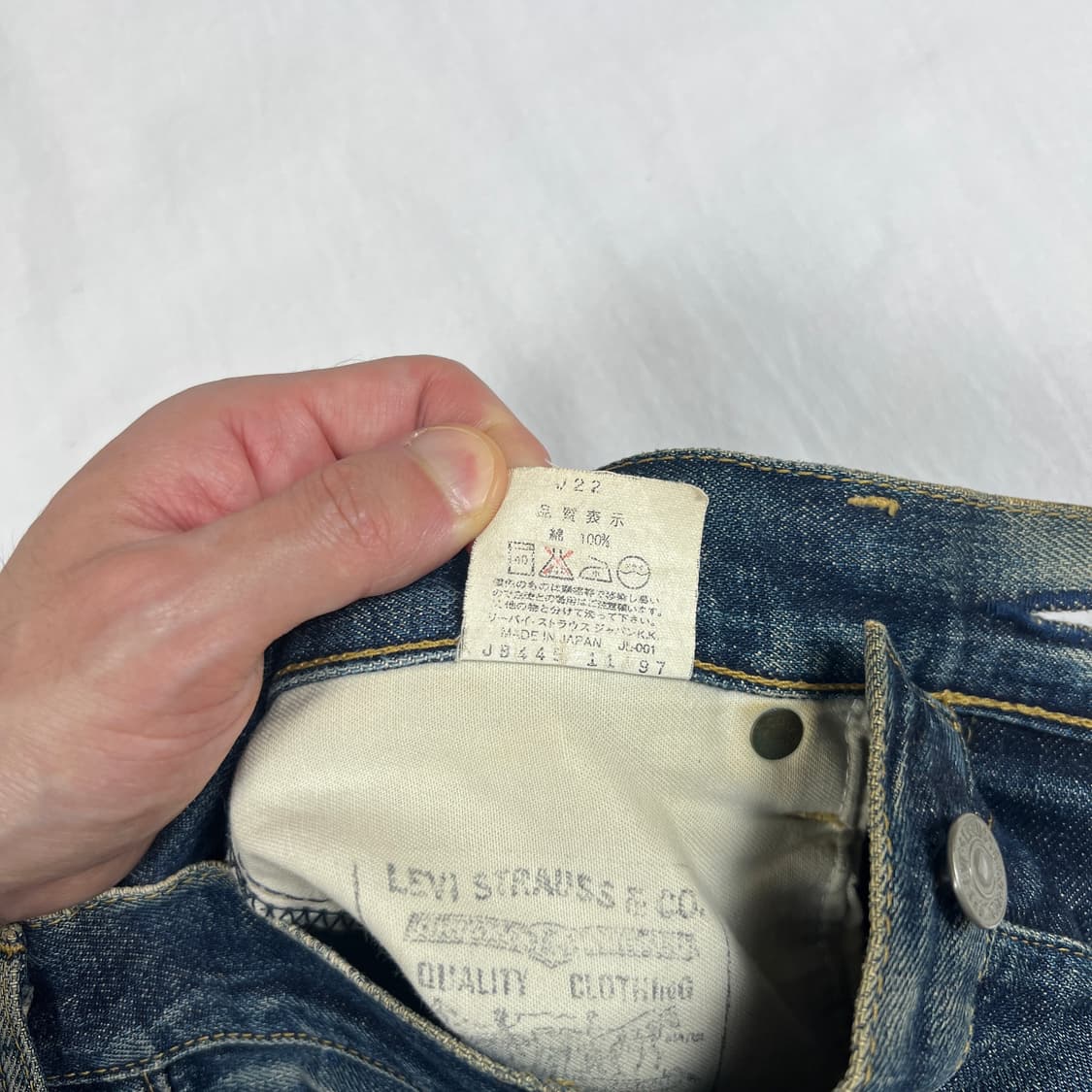 90‘s 리바이스 levis 503b 셀비지 데님팬츠 청바지 상품이미지10