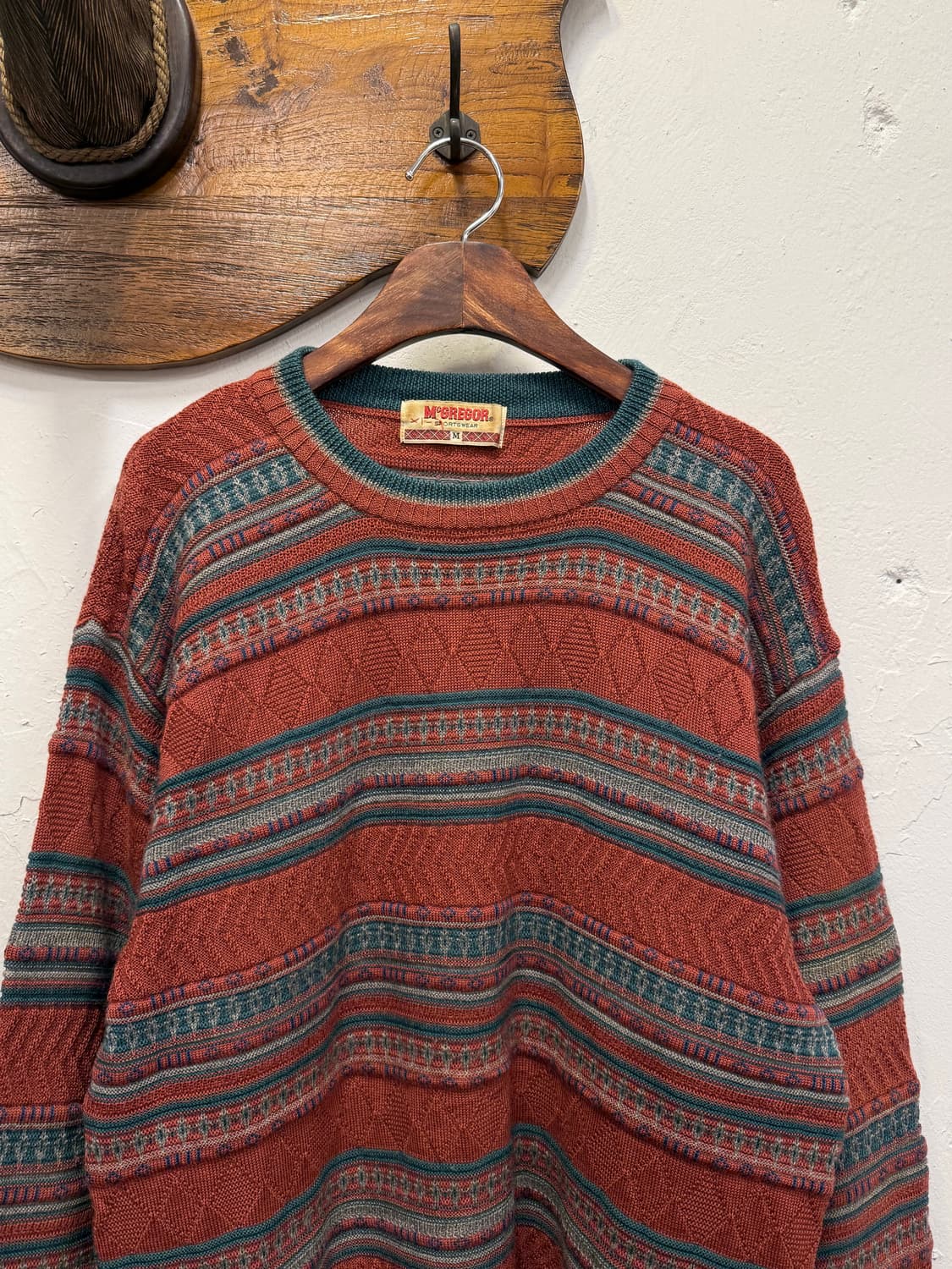L) 90s McGregor Sportswear Wool Sweater 상품이미지1