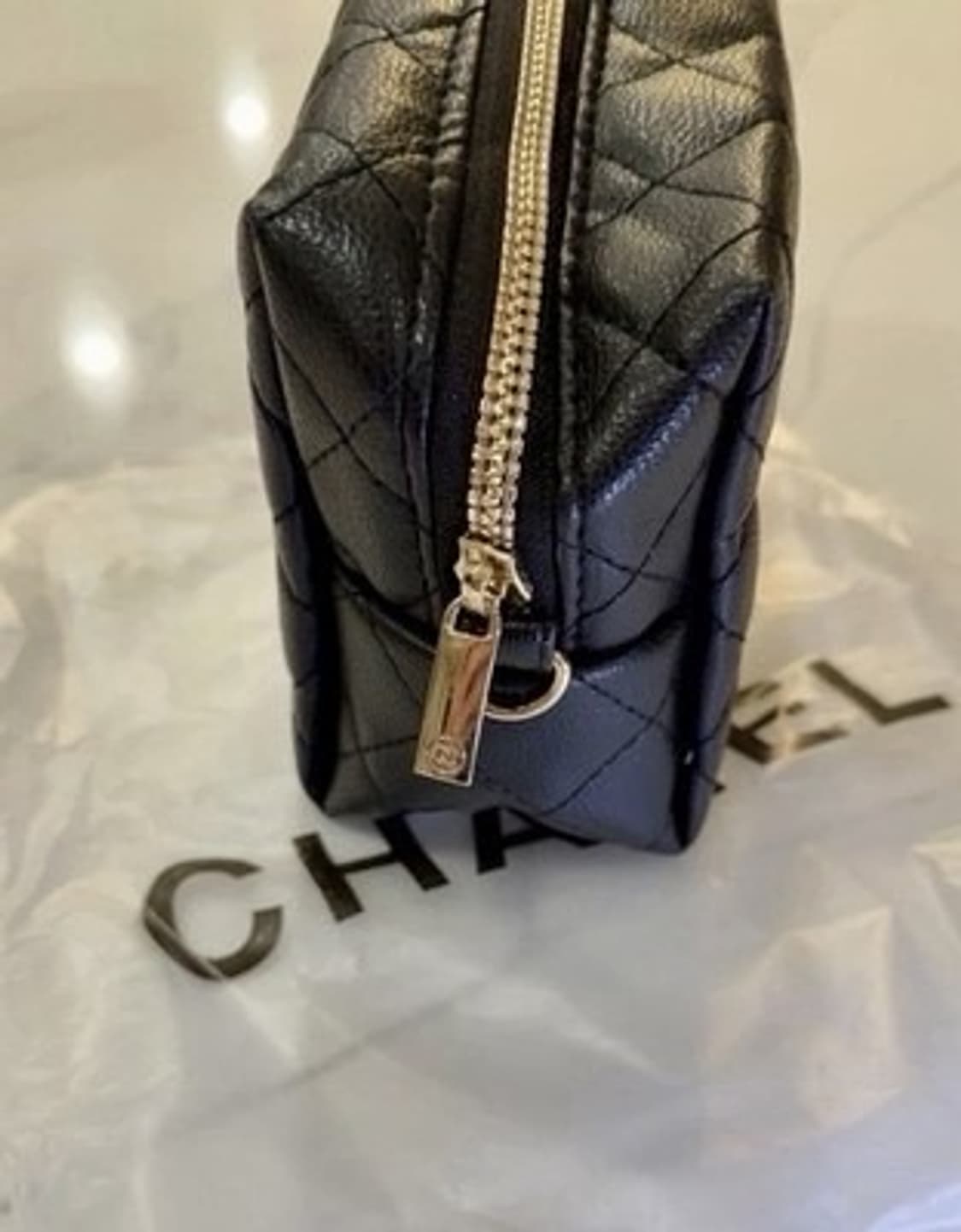 샤넬 메이크업 파우치 퀄팅 체인백  상품이미지5