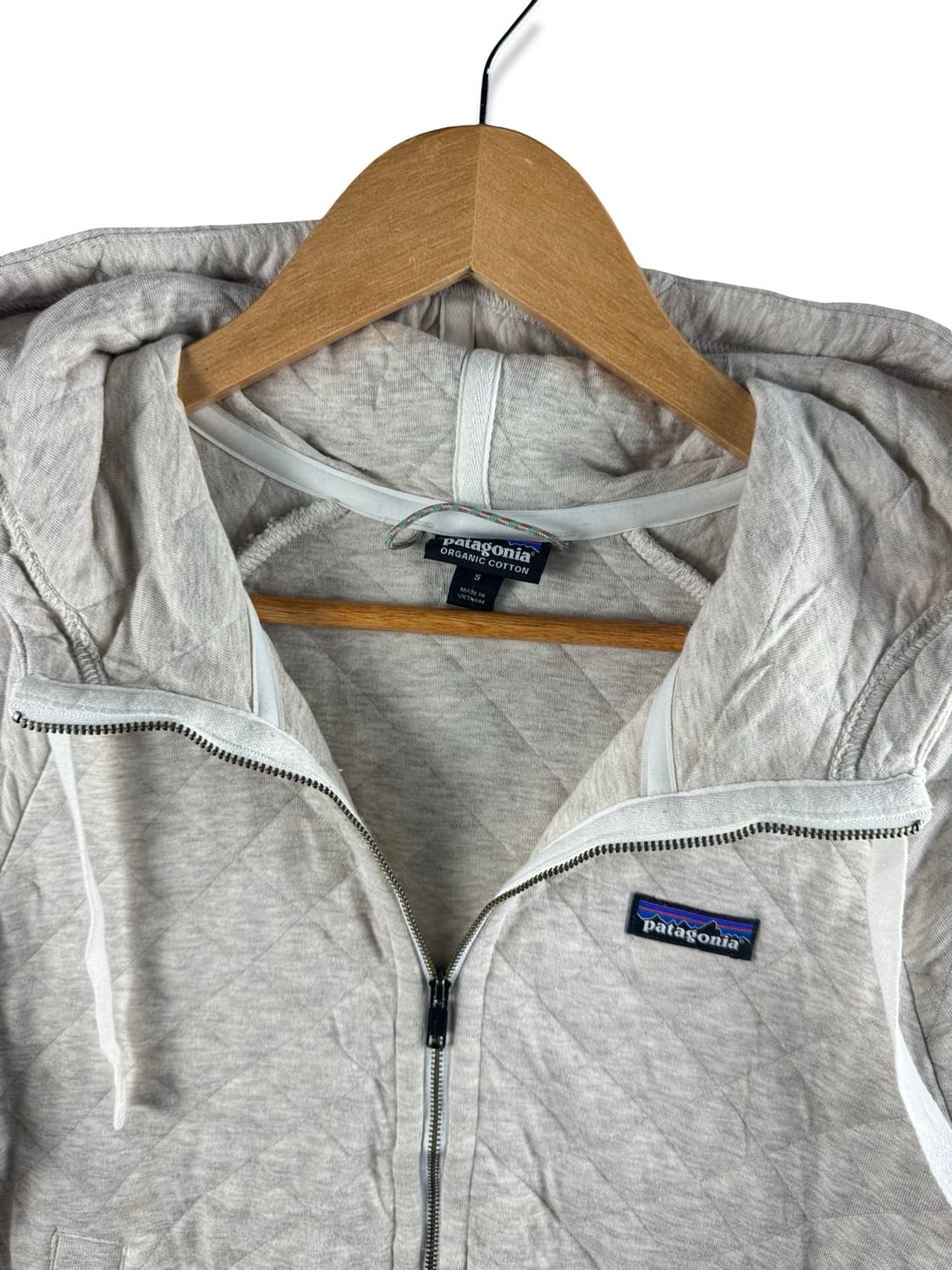 파타고니아 오가닉 코튼 퀄팅 후드집업2338 상품이미지3
