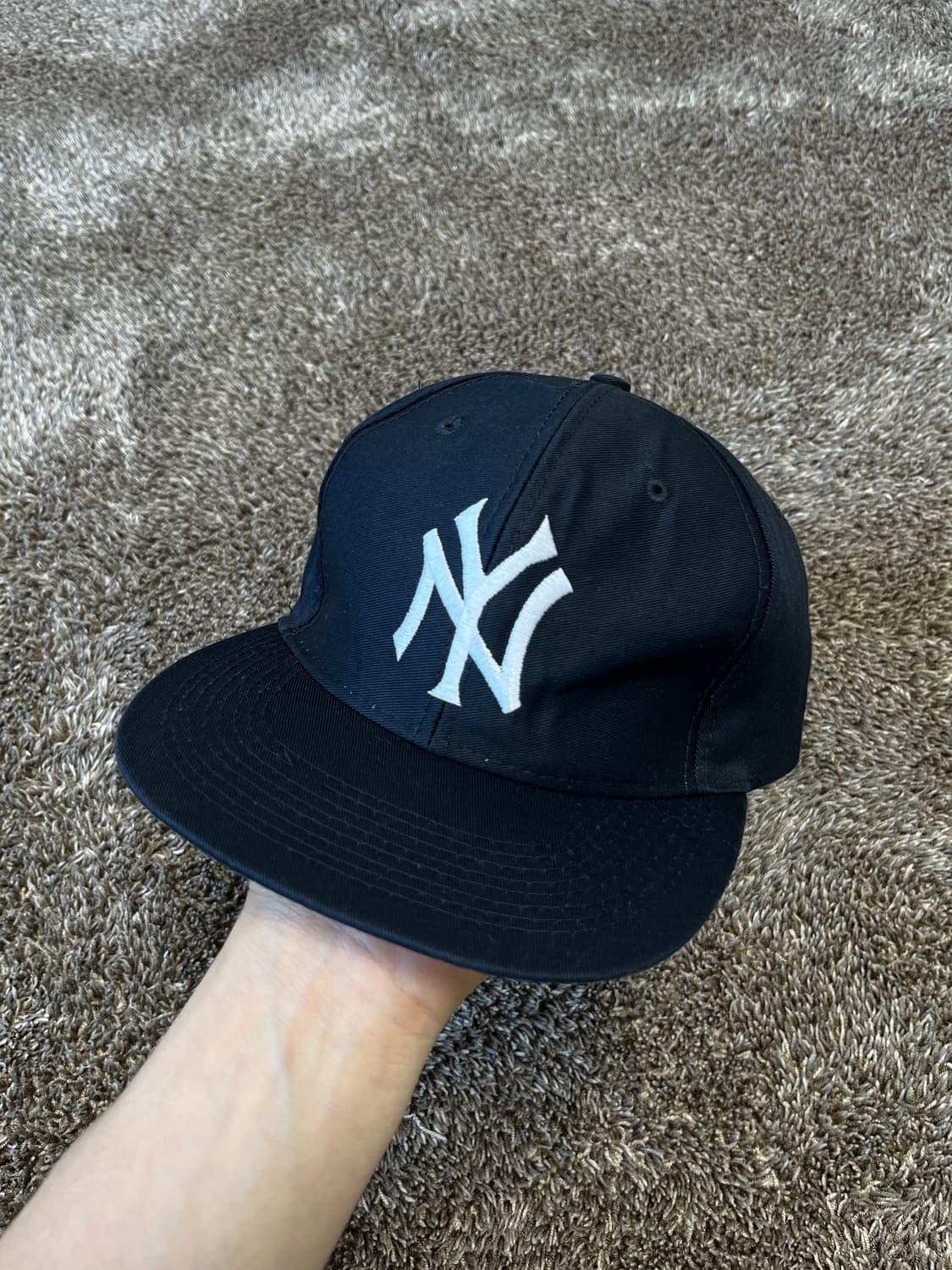 90s yankees cap 로고 7 logo7 양키즈 캡 상품이미지1