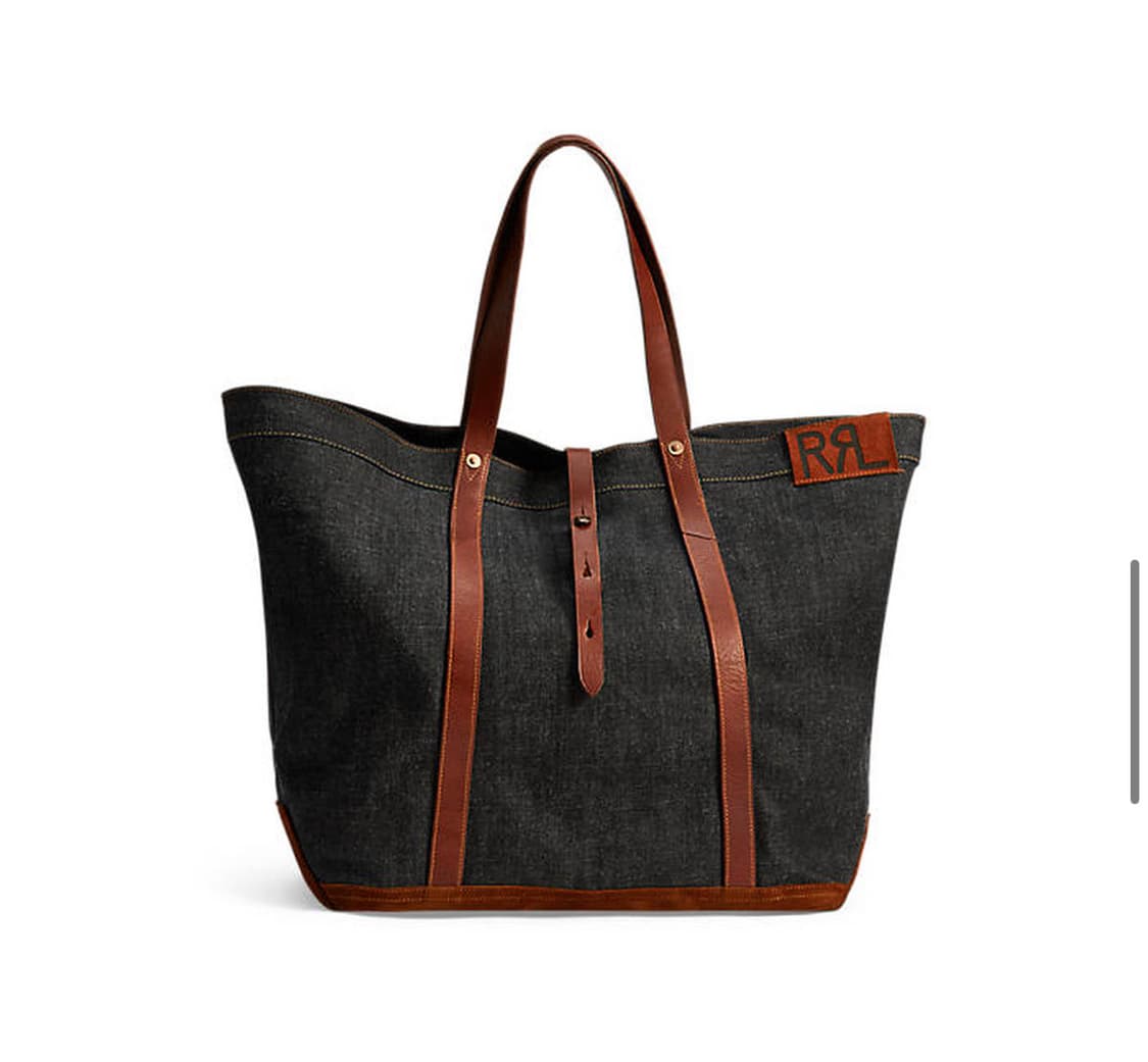 RRL 더블알엘 데님 토트백 상품이미지1