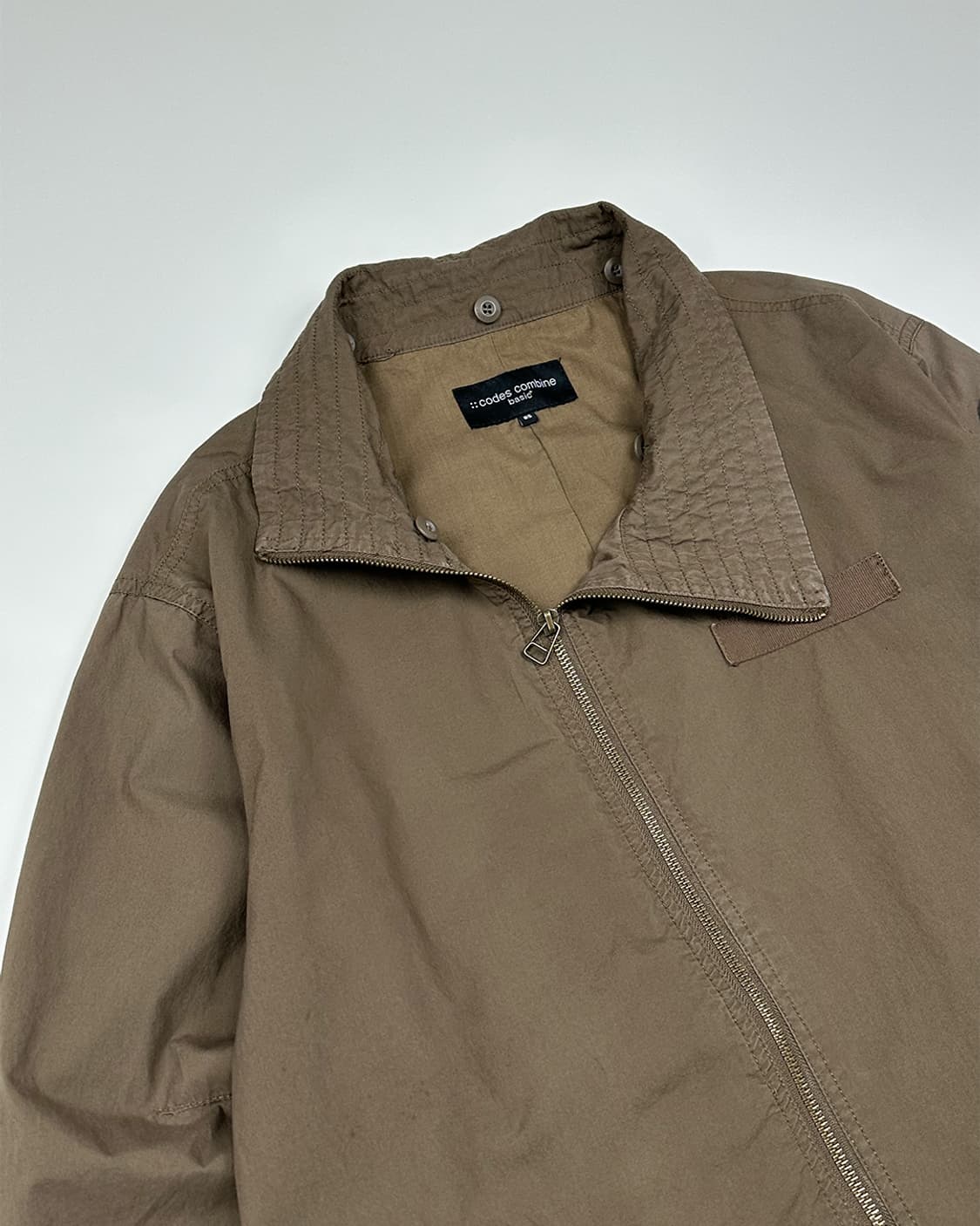 코데즈컴바인 언발란스 피쉬테일 야상 상품이미지3