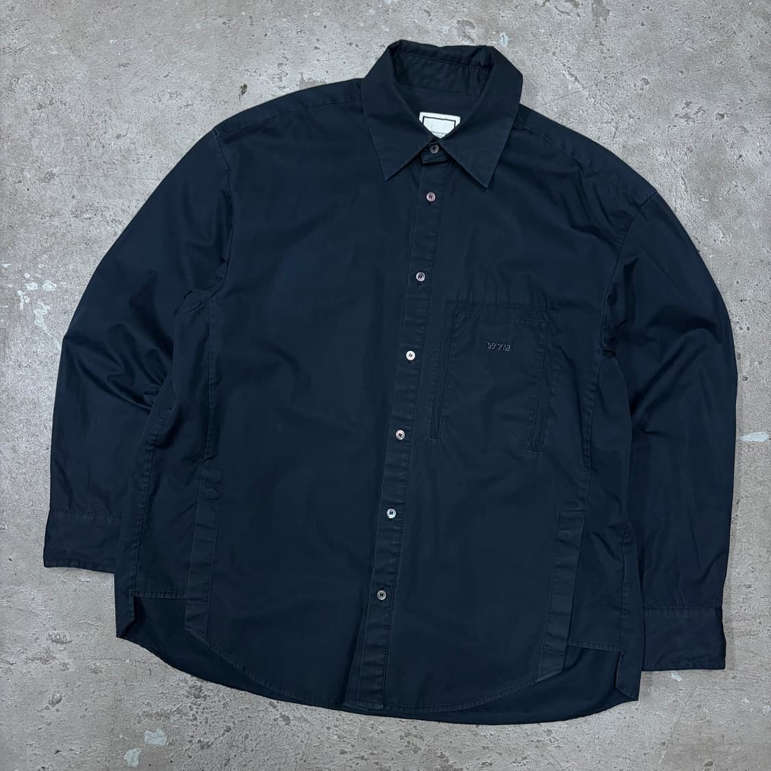 우영미 깃털 백로고 셔츠[2361] 상품이미지4