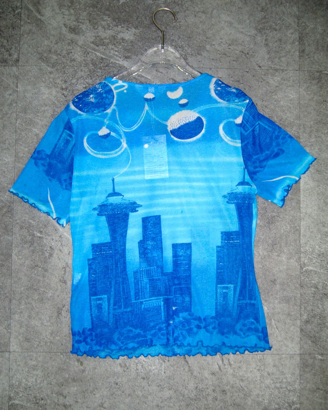 Blue Ruffle Top 상품이미지2
