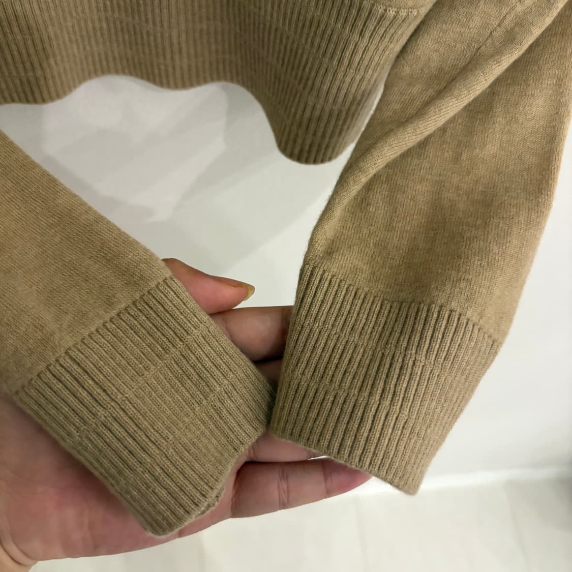 (주)한섬 마인 랩 스타일 니트 90사이즈 상품이미지4