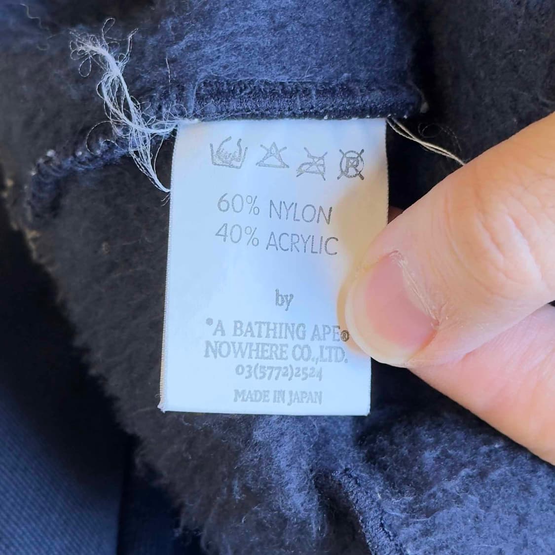 베이프 컬리지 로고 바시티 자켓 상품이미지4