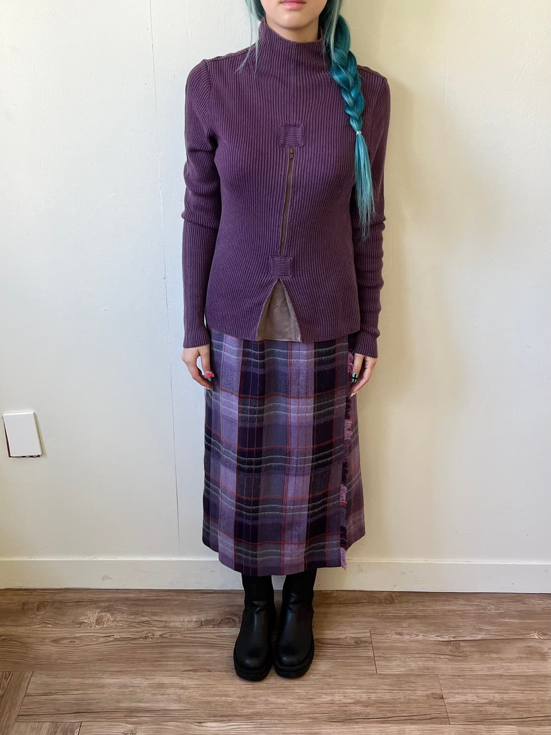 mB 실루엣 퍼플 터틀넥 상품이미지8