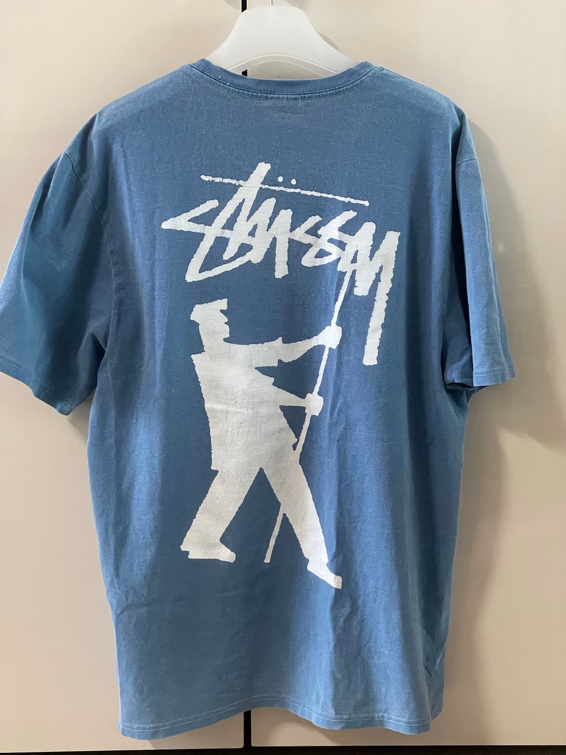 스투시 페인터 다이드 티셔츠 블루 L 상품이미지2