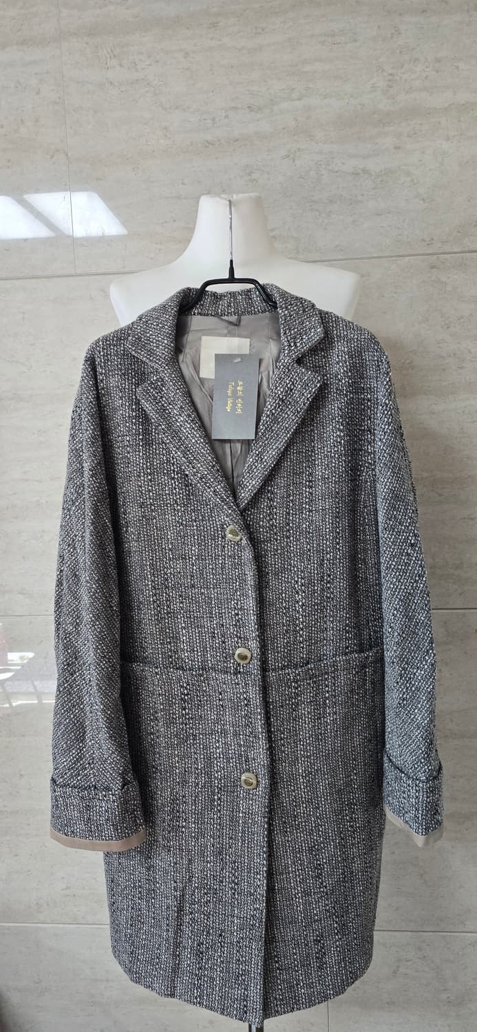 MaxMara 막스마라 트위드 롱 코트 자켓 상품이미지1