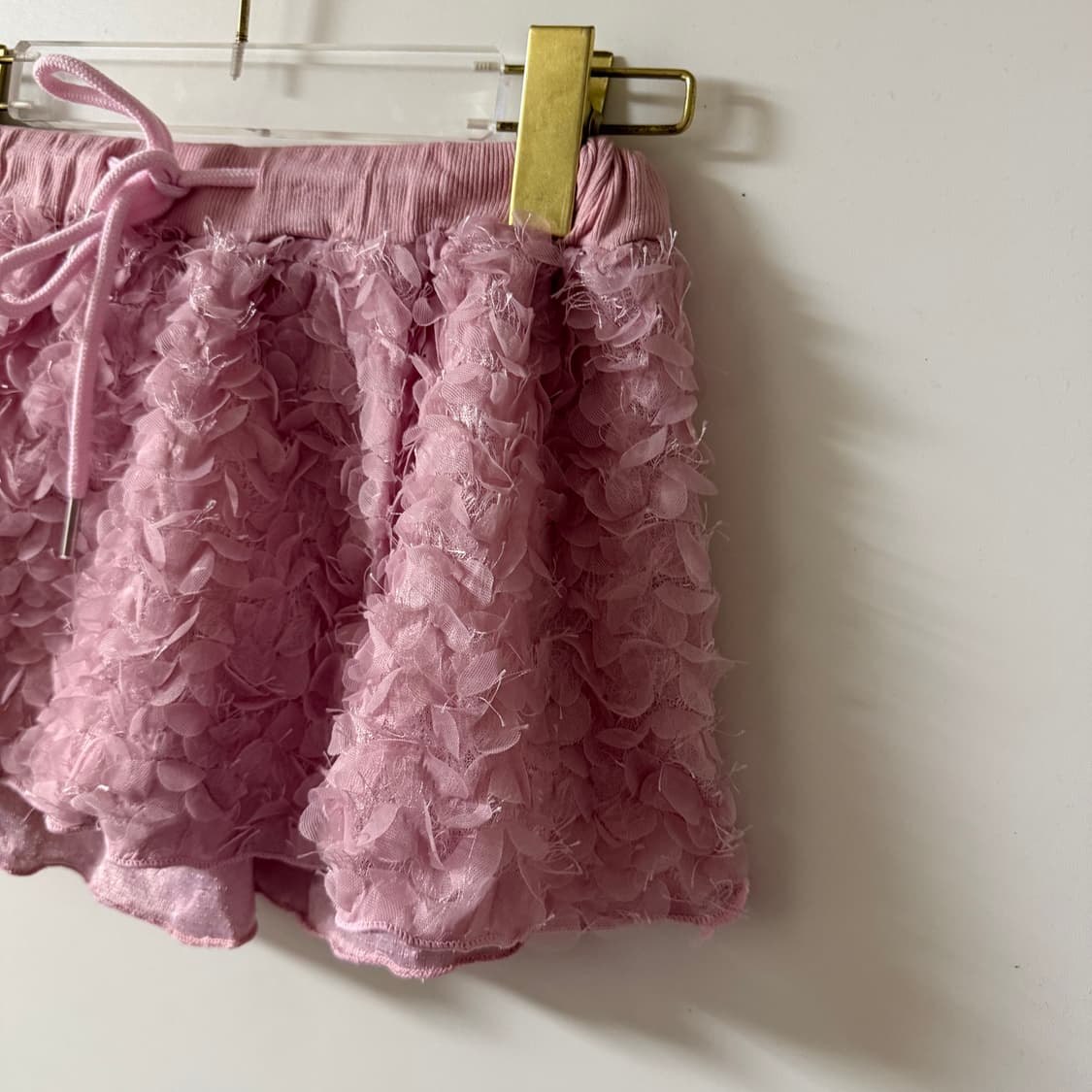 새상품 여자 플로럴 숏 치마바지 (핑크) 상품이미지4