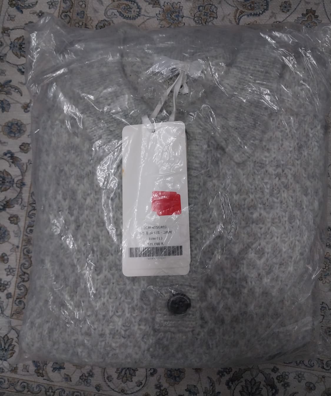 (새상품) 르마드 아란울 pk니트 그레이 3사이즈 상품이미지1