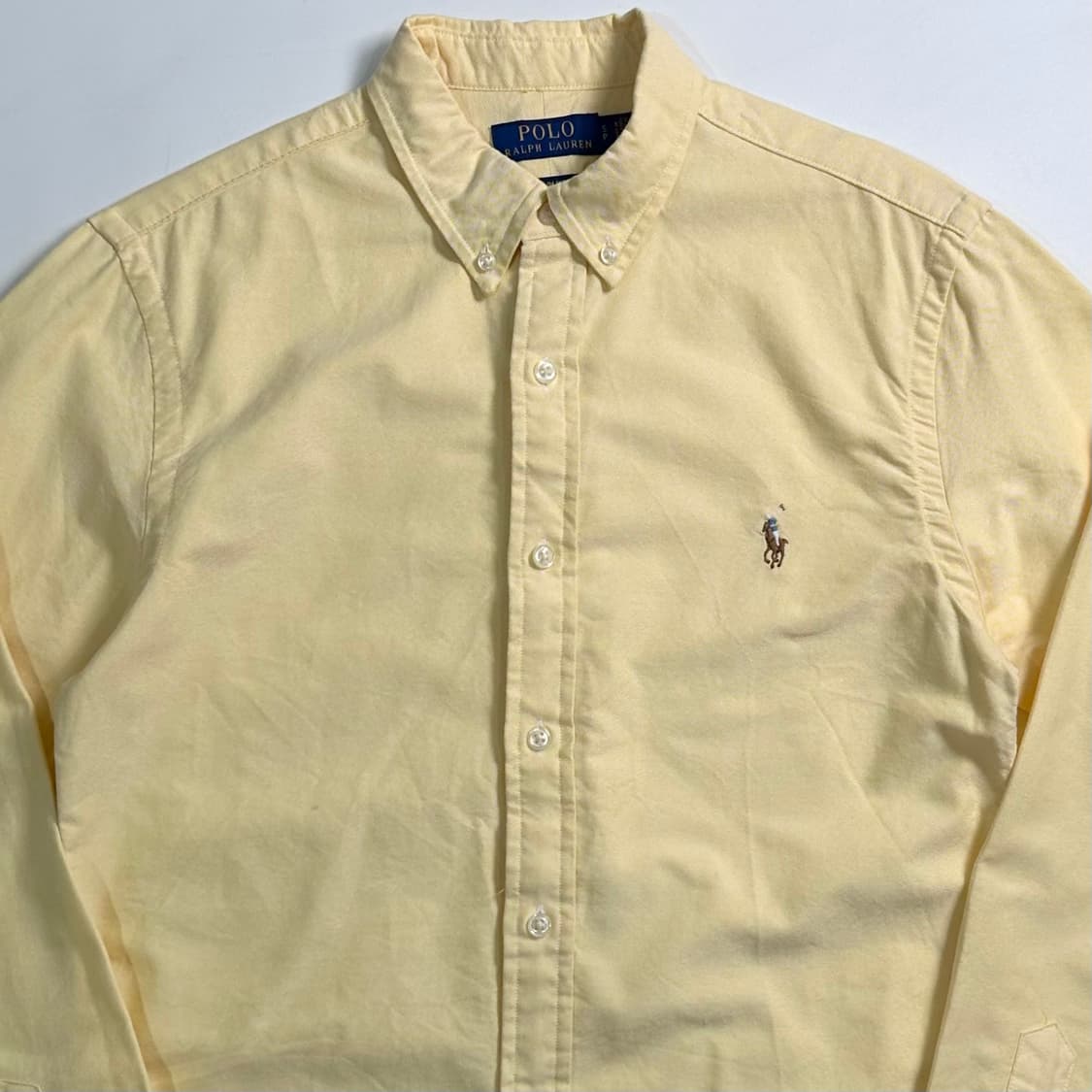 폴로 랄프로렌 옐로우 옥스포드 셔츠  상품이미지2