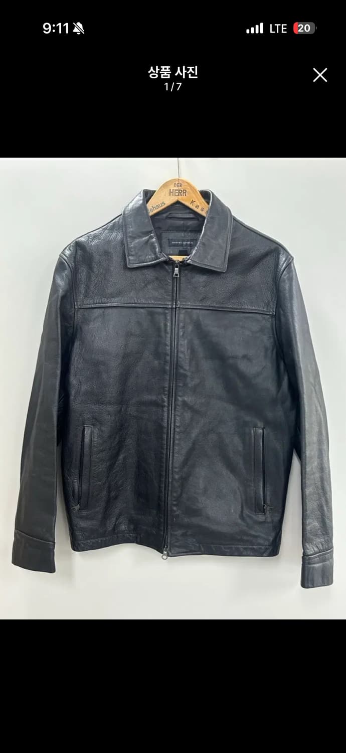 바나나리퍼블릭 카우레더 m 상품이미지1