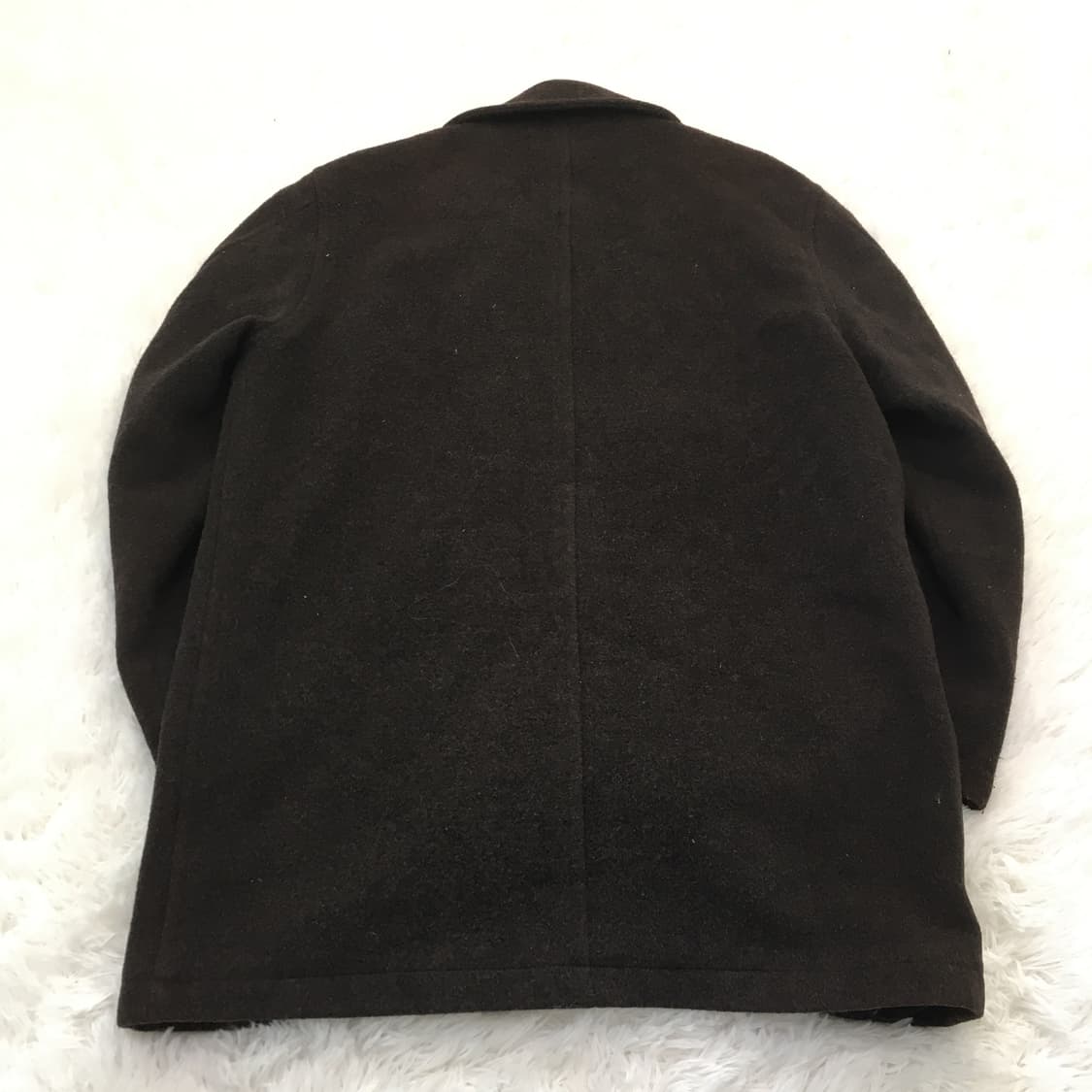 빈티지 제이 크라운 초코 브라운 쓰리 버튼 코트 y2k 스트릿 갸루 펑키 상품이미지2