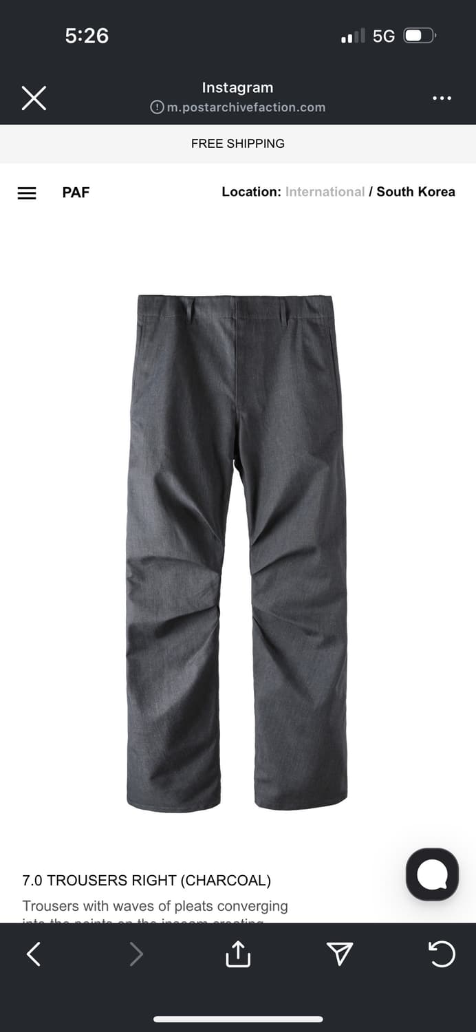 paf 7.0 trousers  상품이미지1
