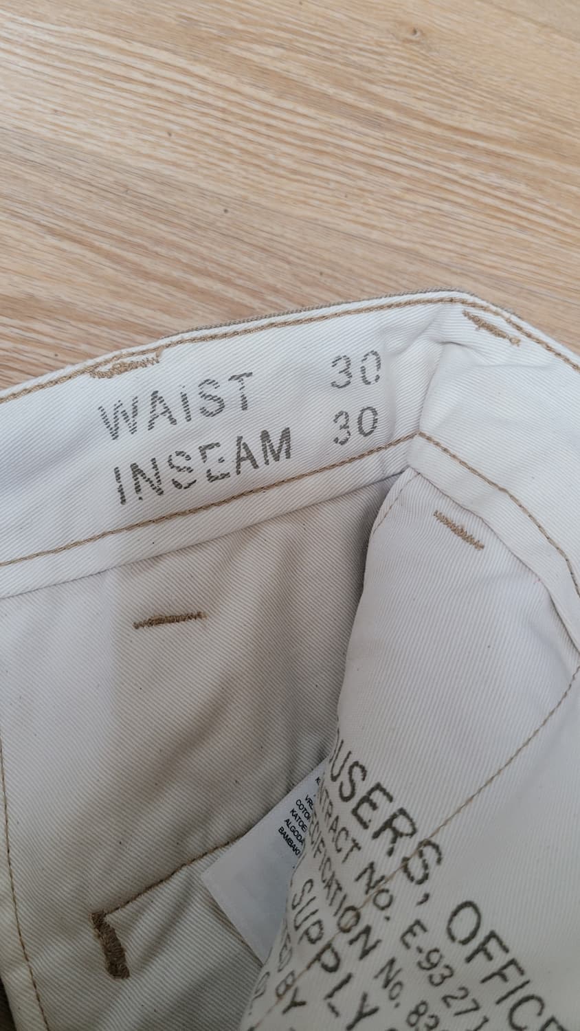 더블알엘(RRL) - 치노팬츠(뉴 밀리터리 카키) 30/30 사이즈 상품이미지5