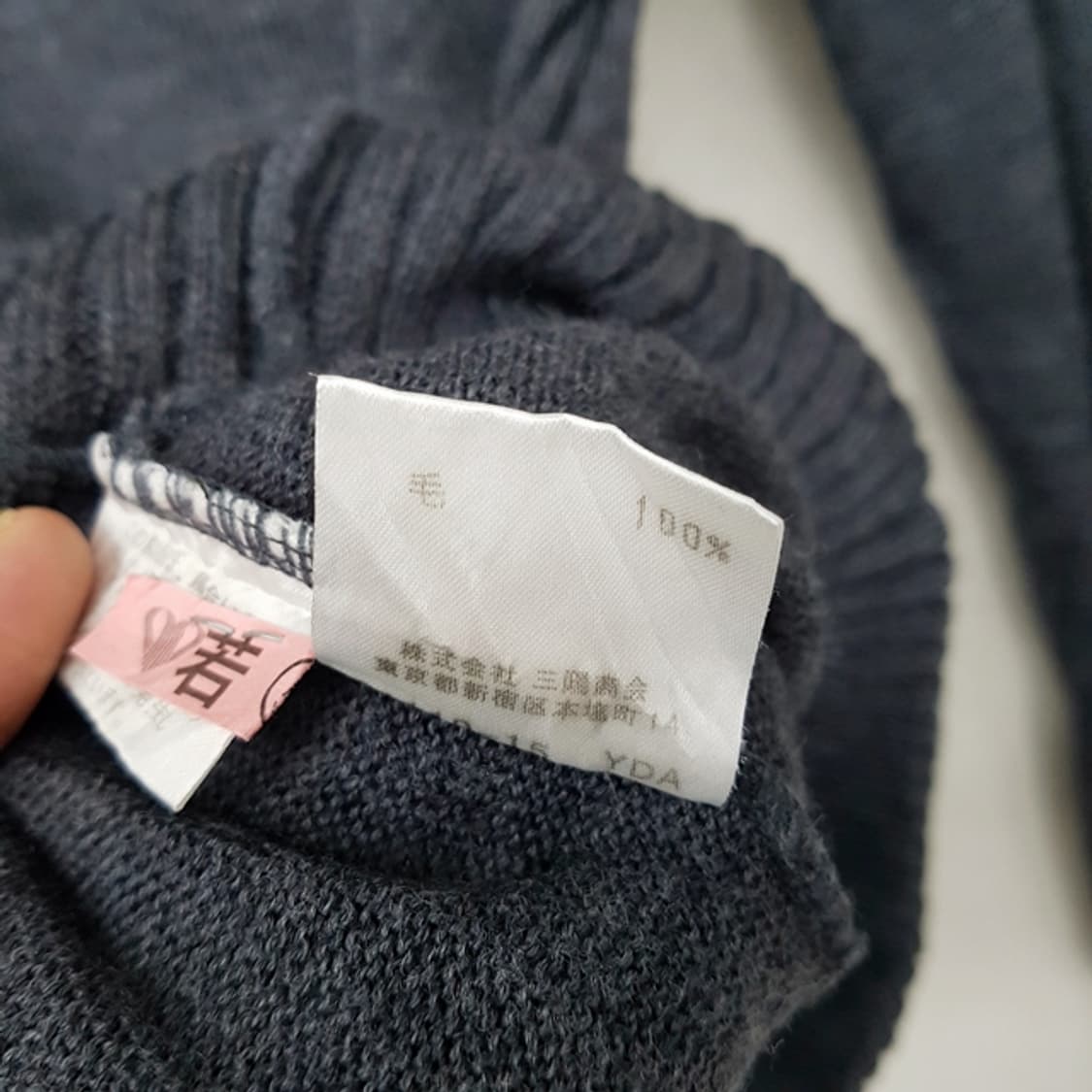 BURBERRY 버버리 블루라벨 후드 스웨터 차콜 상품이미지2