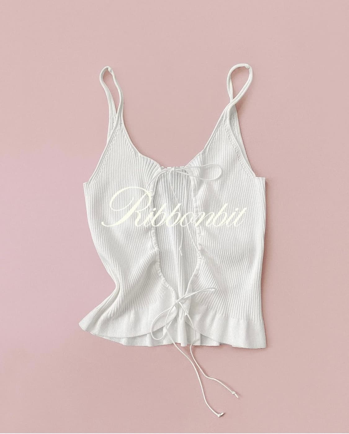 리본빛 슬리브리스 니트 탑(블랙) 상품이미지1