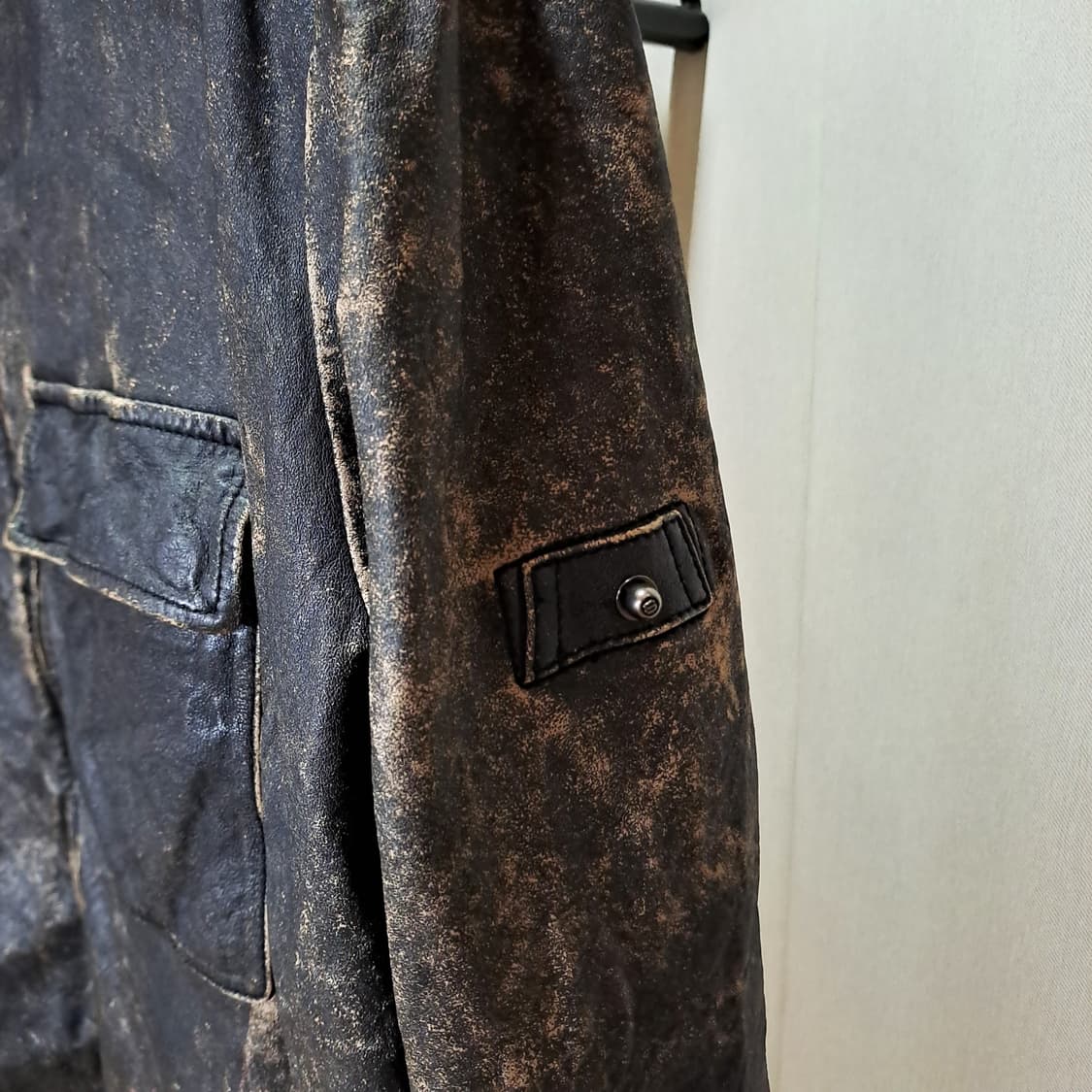 (새제품) 시리즈 빈티지 가죽자켓 110 B13 상품이미지5